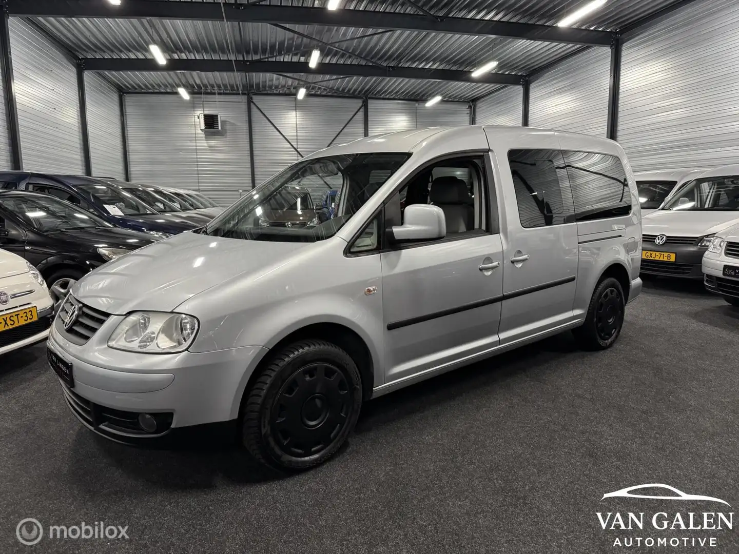 Volkswagen Caddy Maxi 1.6 Cruise|Clima|7-Persoons|Apk Nieuw Grijs - 2