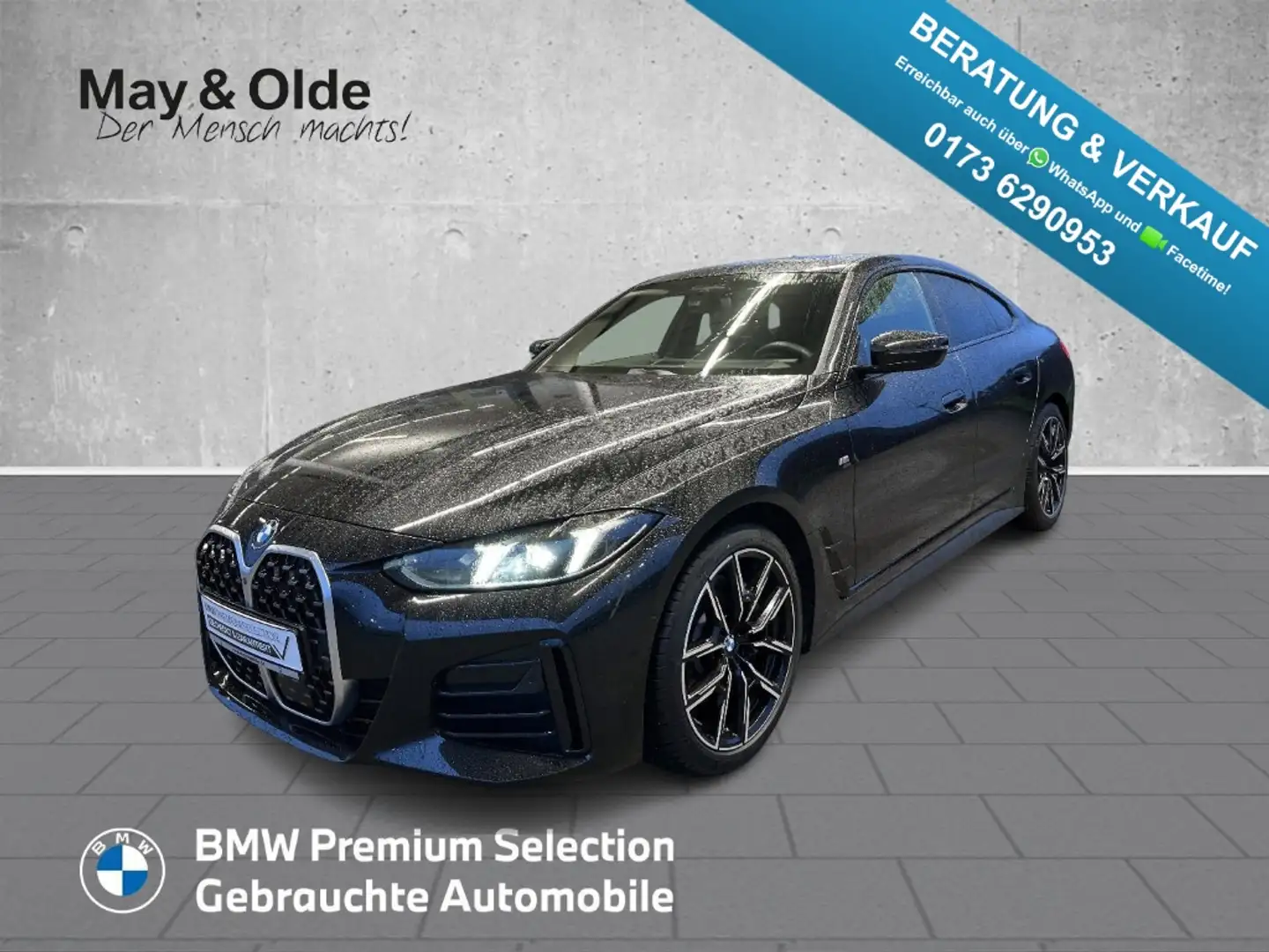 BMW 430 Gran Coupe I XDRIVE Sportpaket Navi Digitales Cock Schwarz - 1