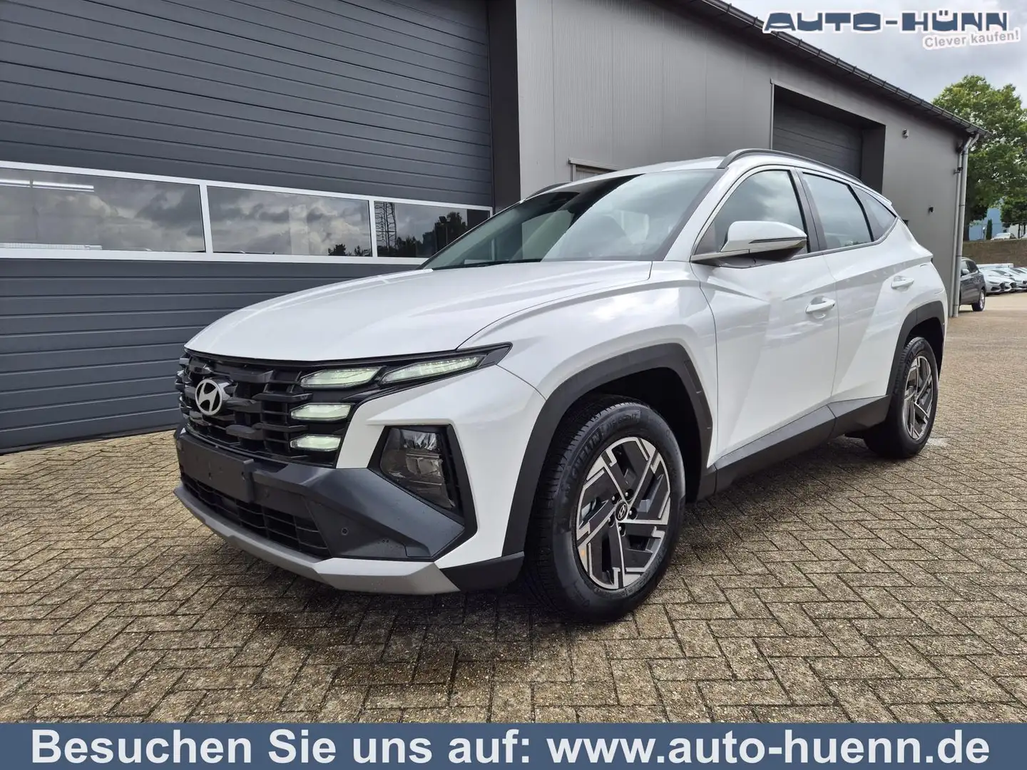 Hyundai TUCSON 1.6 T-GDI 160PS Sitzheizung Lenkradheizung Klim... Bianco - 1
