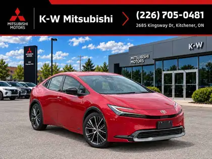 Red 2024 Toyota Prius Hatchback All-Wheel Drive Automatic
