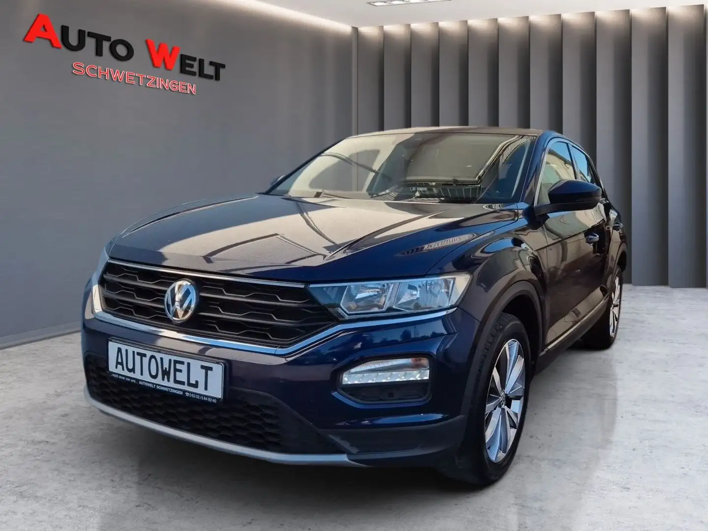 Volkswagen T-Roc Automatik/Navi/Klimaaut/SHZ/PDC/8-fach Bleu - 1