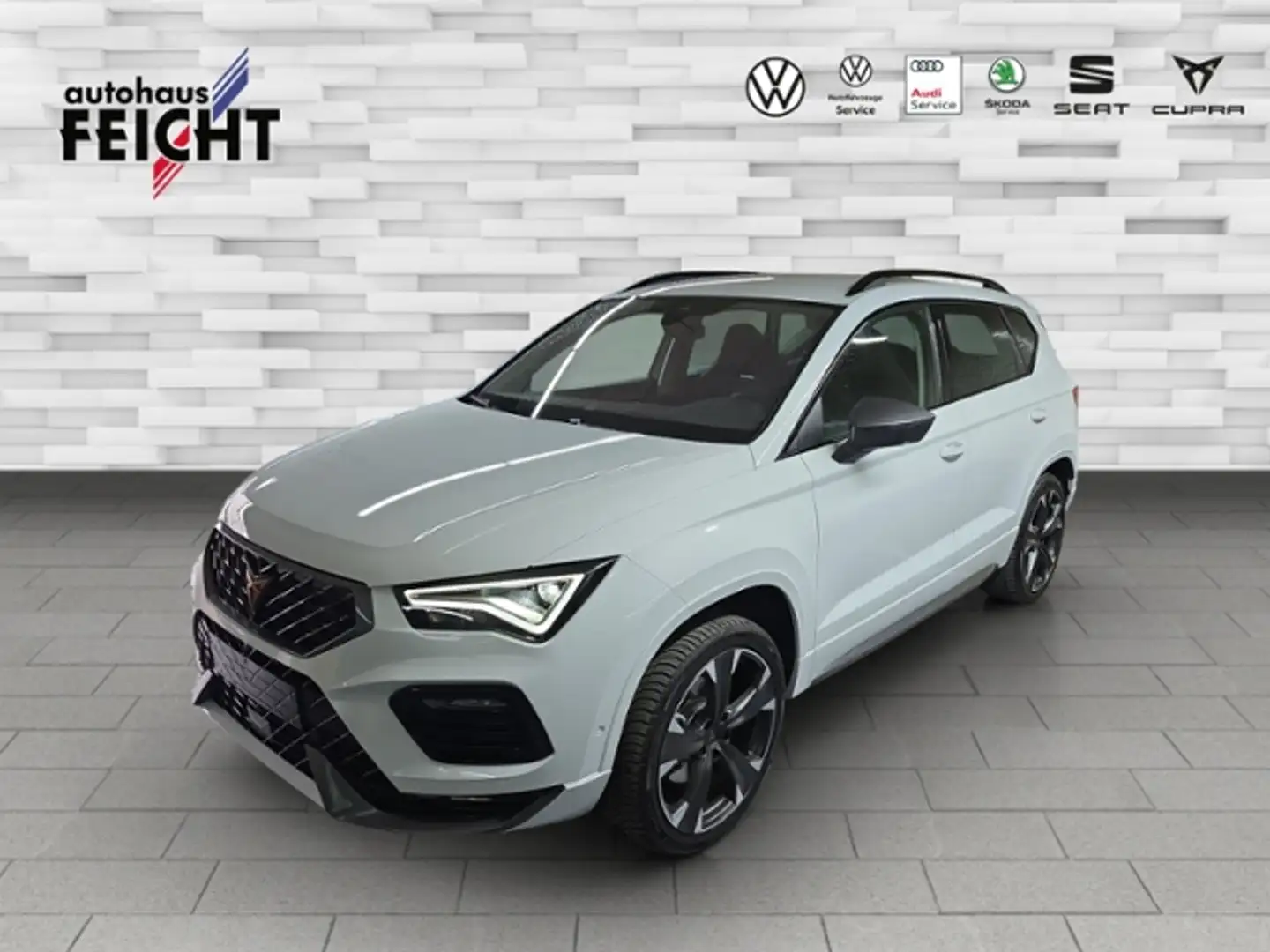 CUPRA Ateca 2.0 TSI 4Drive+LED+NAVI+AHK+PARKLENK+APP-C Blanc - 1