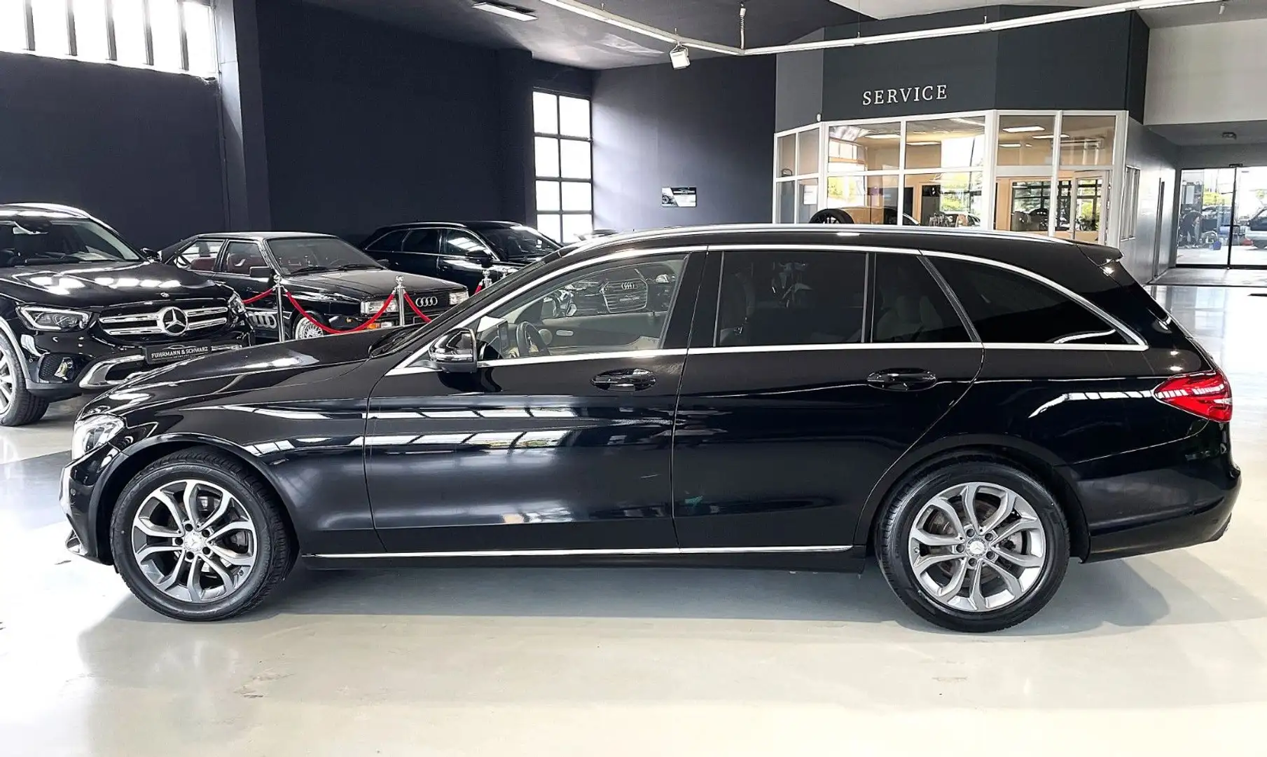 Mercedes-Benz C 220 C220d T-Mo 4Mat LED,Airmatic,Navi,Leder,Akustik Schwarz - 2