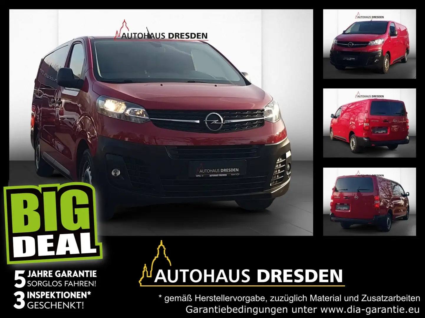 Opel Vivaro Kasten 2.0 D L *KLIMA*PDC*SHZ* Rot - 1