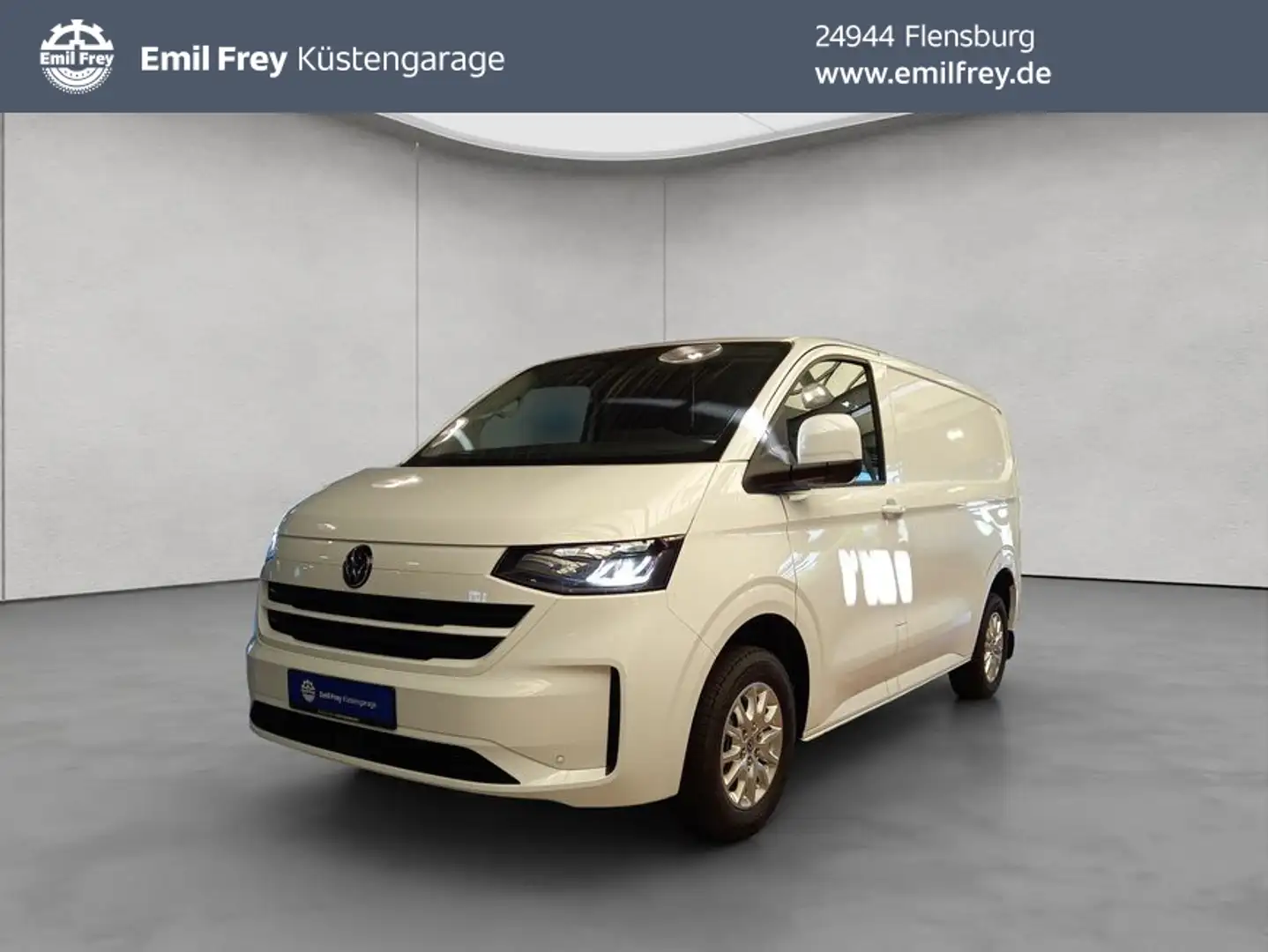 Volkswagen Transporter Kasten Motor: 2,0 l TDI 81 kW, AHK Wit - 1