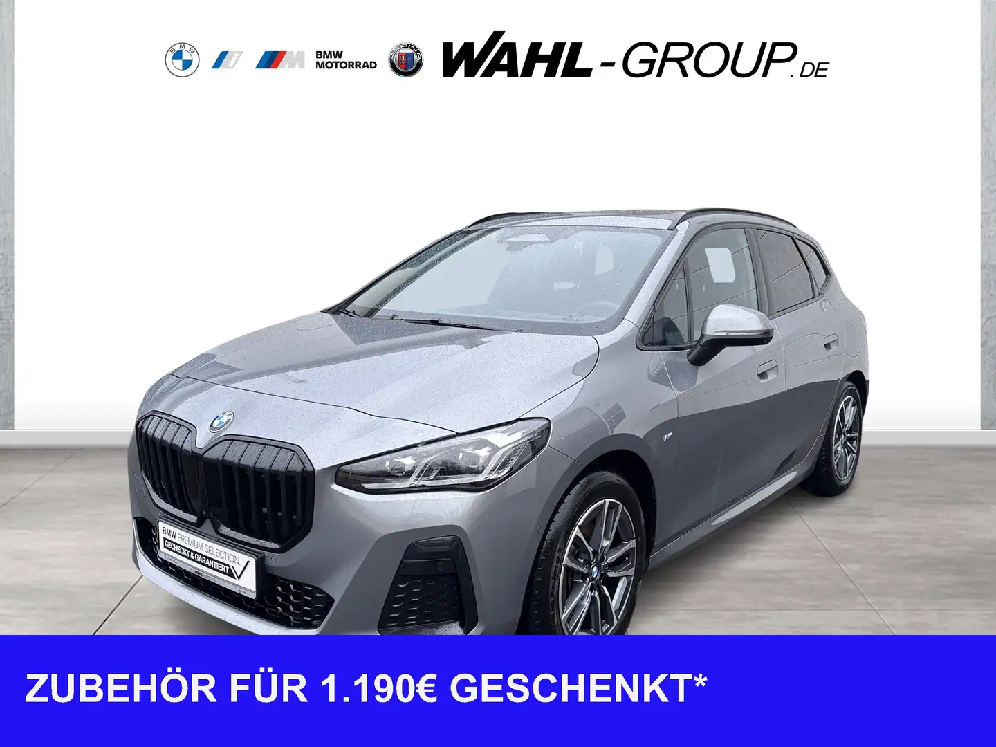 BMW 223 i xDrive ACTIVE TOURER M SPORT PANO AHK HUD HIFI Grau - 1