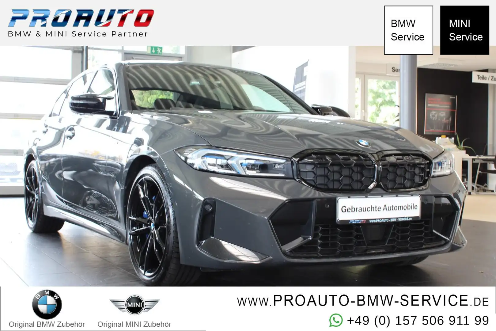 BMW M340d xDrive Lim. HUD/RFK/Komf.z/A-LED/ACC/19Alu Gris - 1