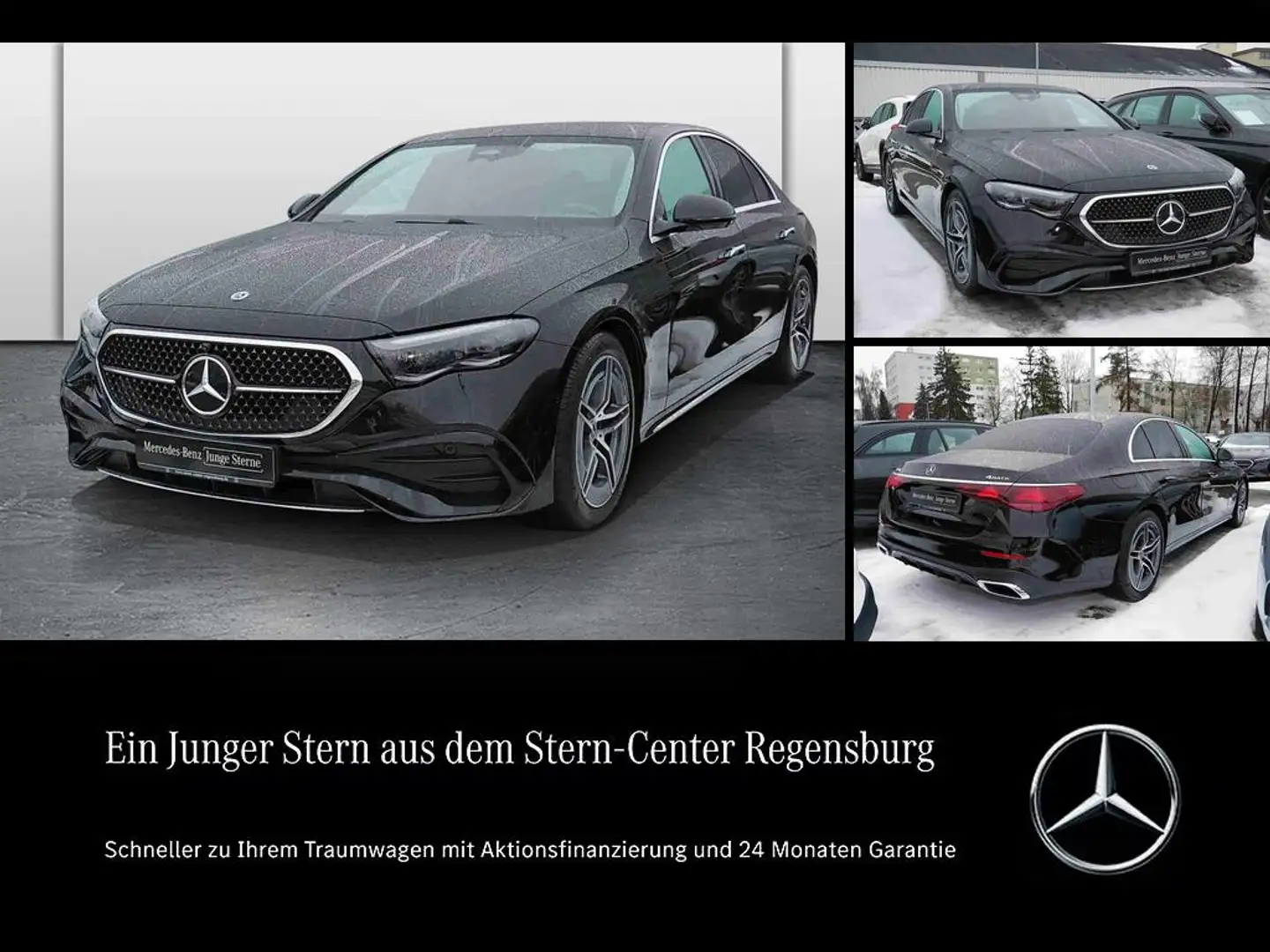 Mercedes-Benz E 450 d 4MATIC Limo AMG+DIGITAL LIGHT+360°Kamera Noir - 1