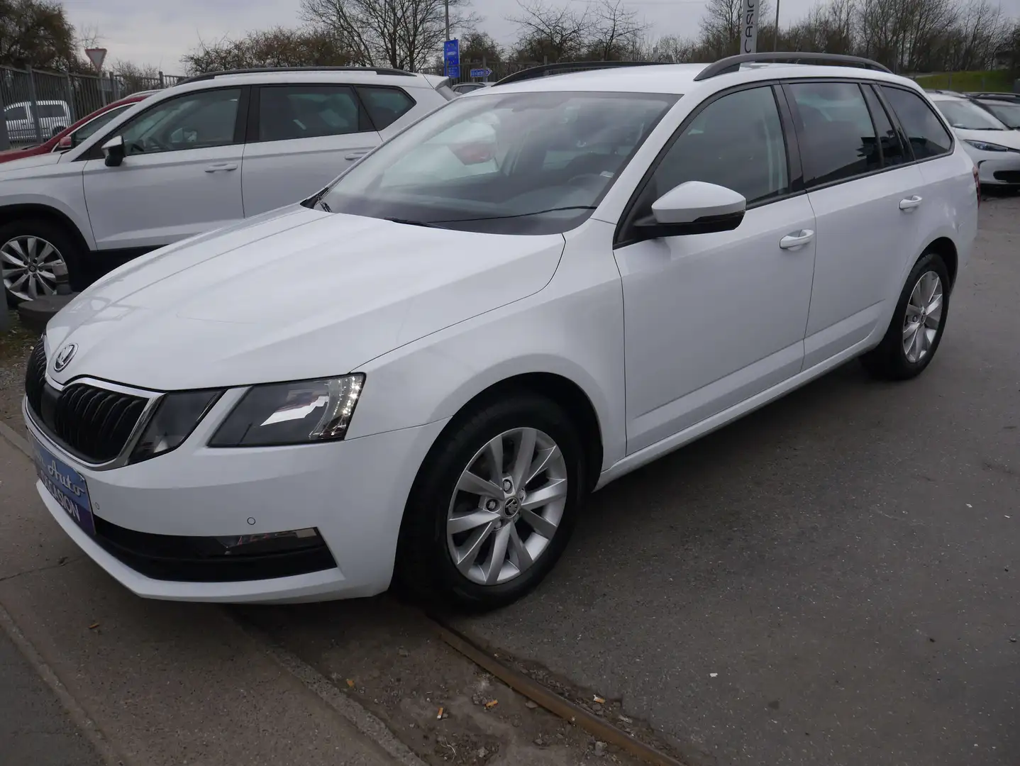 Skoda Octavia SW 1.6 CR TDi Ambition (EU6.2) Blanc - 2