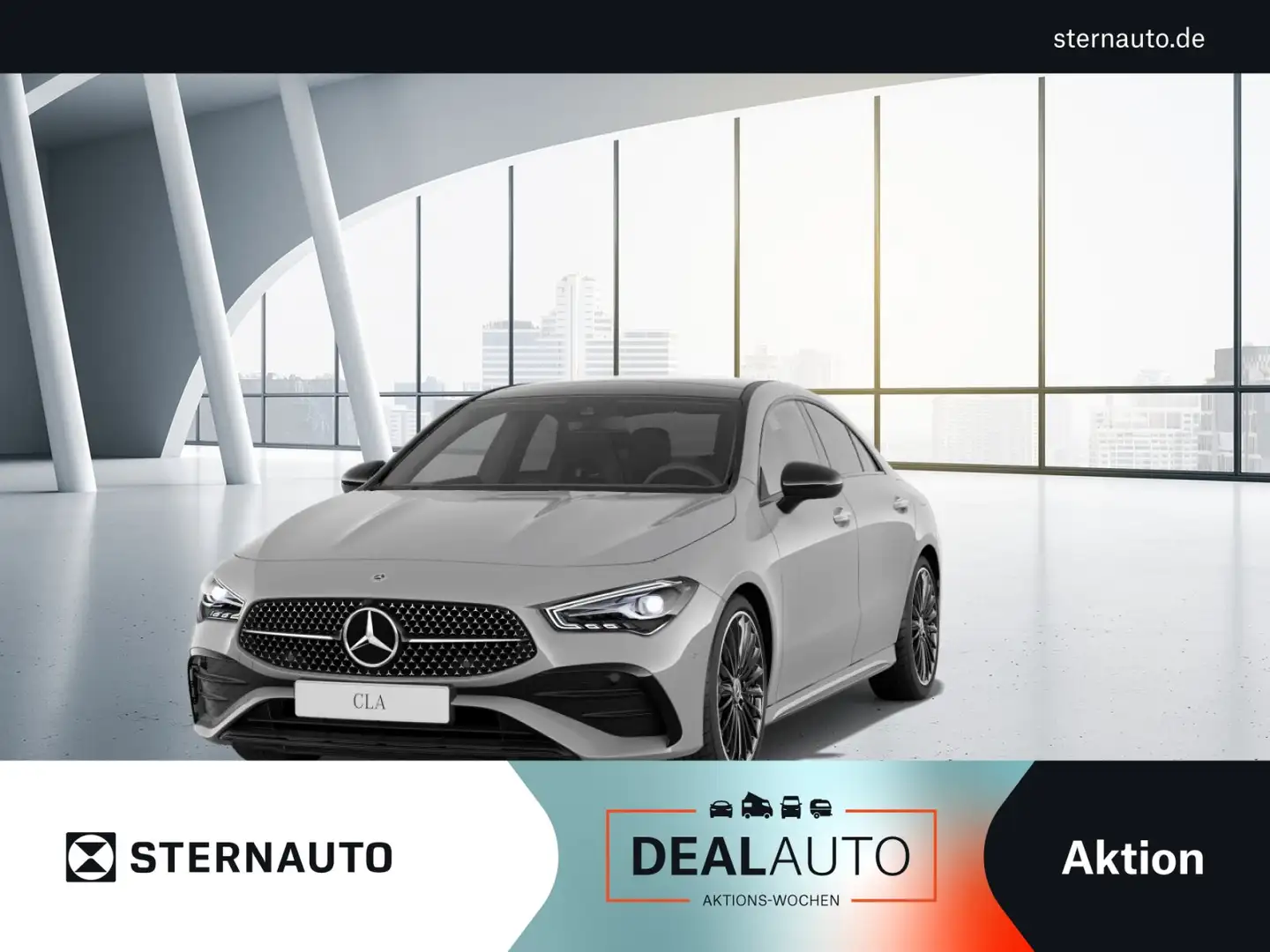 Mercedes-Benz CLA 180 CLA 180 Coupé AMG Line Navi/Pano.-Dach/Distronic Grau - 1