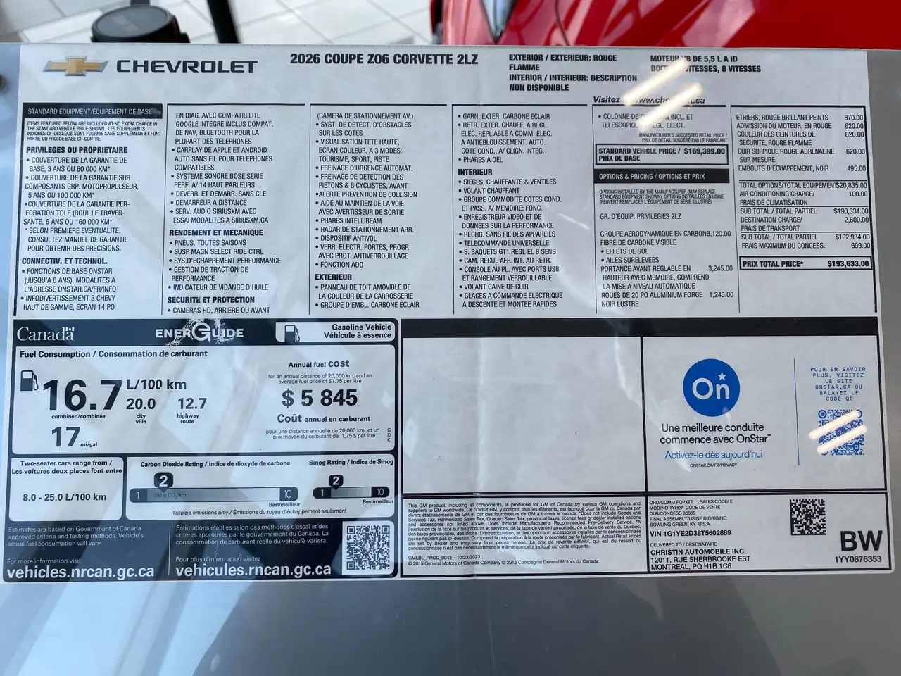 Chevrolet Corvette снимка Chevrolet Corvette