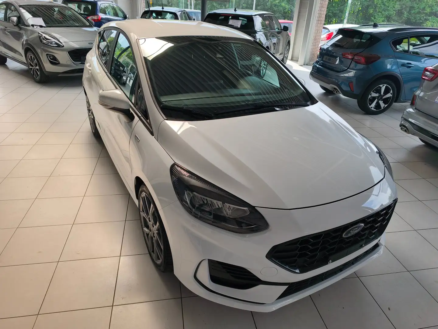 Ford Fiesta Fiesta 1.0 EcoBoost MHEV ST-Line Blanc - 2