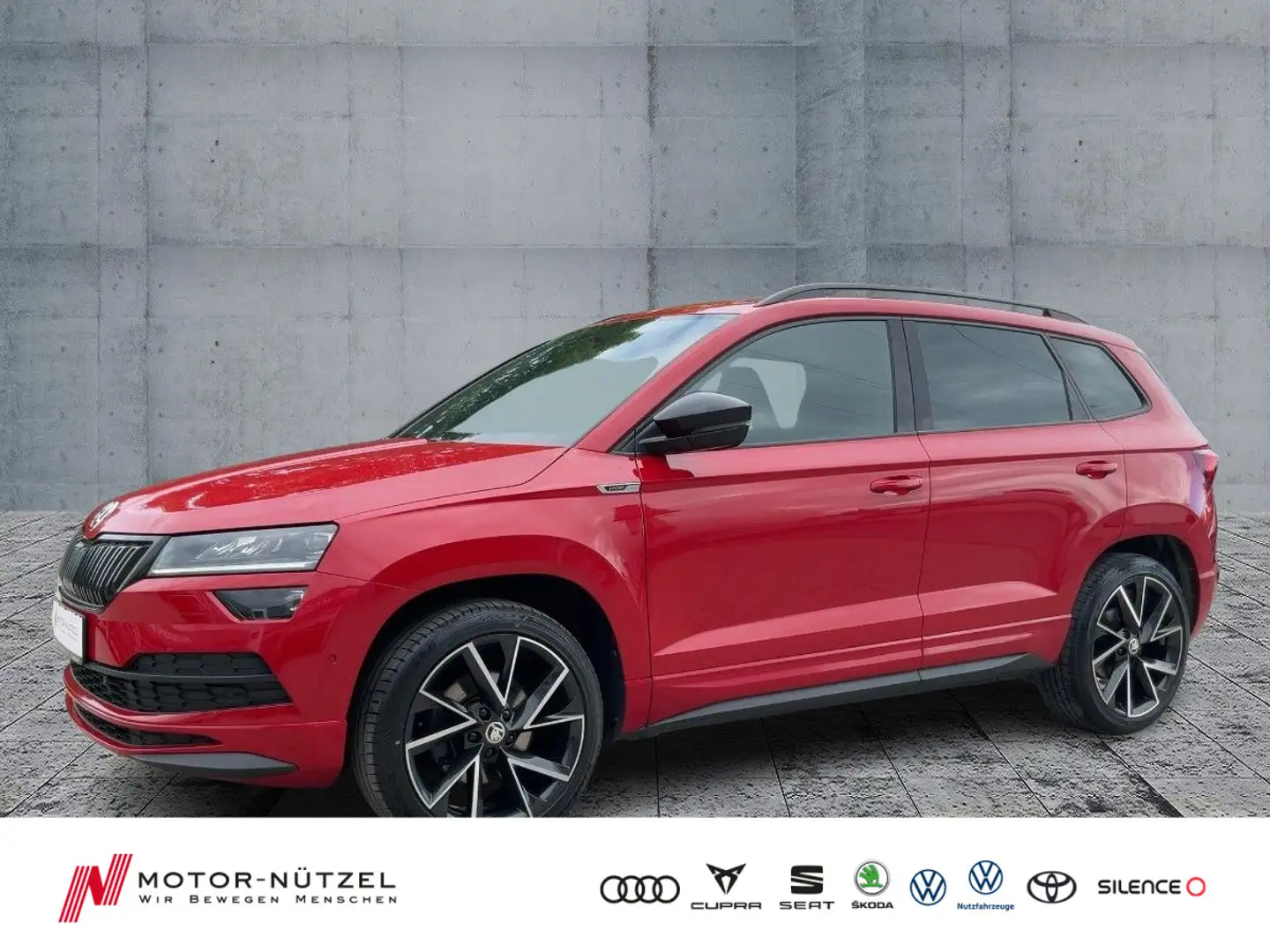 Skoda Karoq 2.0 TSI 4x4 DSG SPORTLINE NAVI+PANO+STDHZG Rot - 1