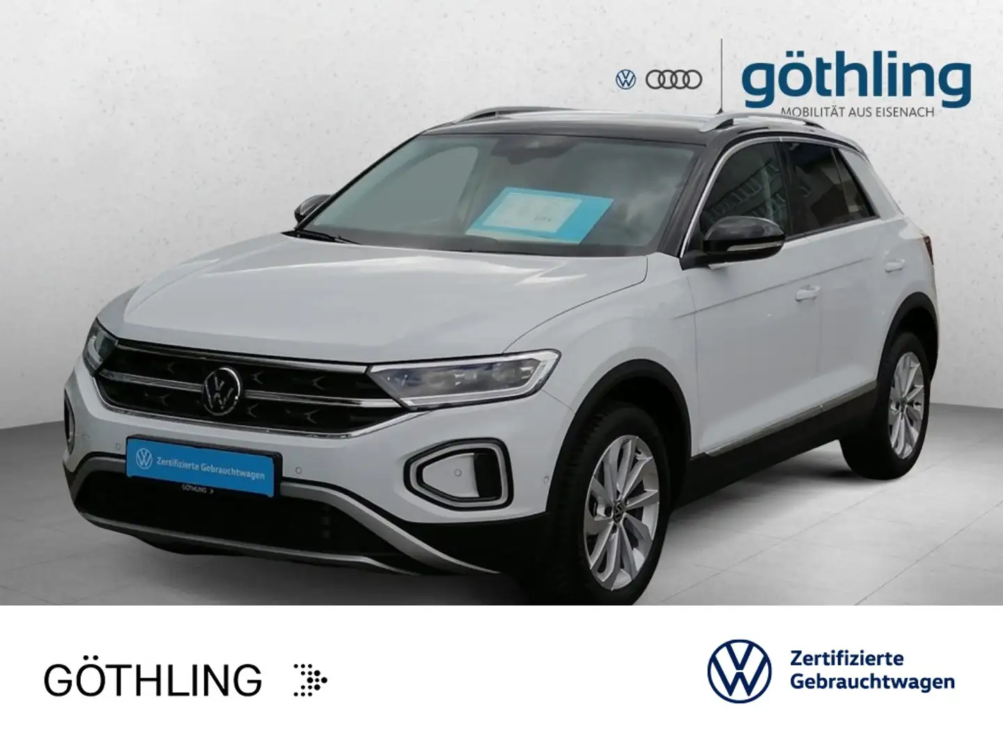 Volkswagen T-Roc T-ROC Style TSI 110KW*LED*AHK*DIGITAL*NAVI*SHZ Blanc - 1