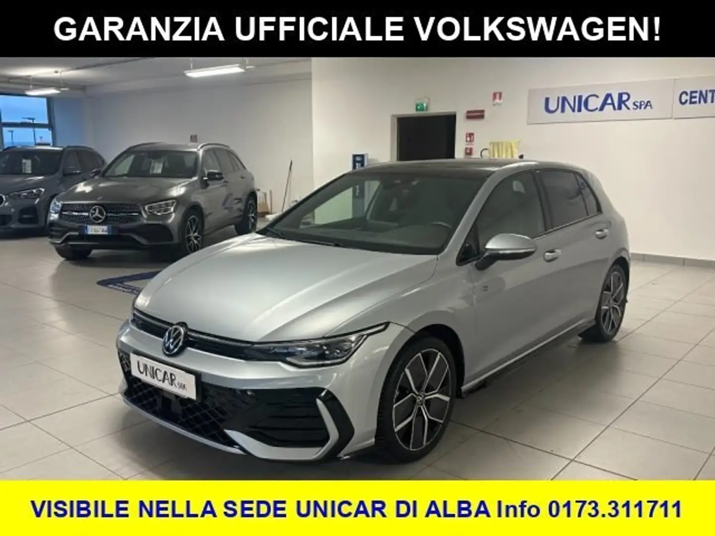 Volkswagen Golf 2.000 DIESEL 150 CV R-LINE + GARANZIA UFFICIALE VW Argento - 1