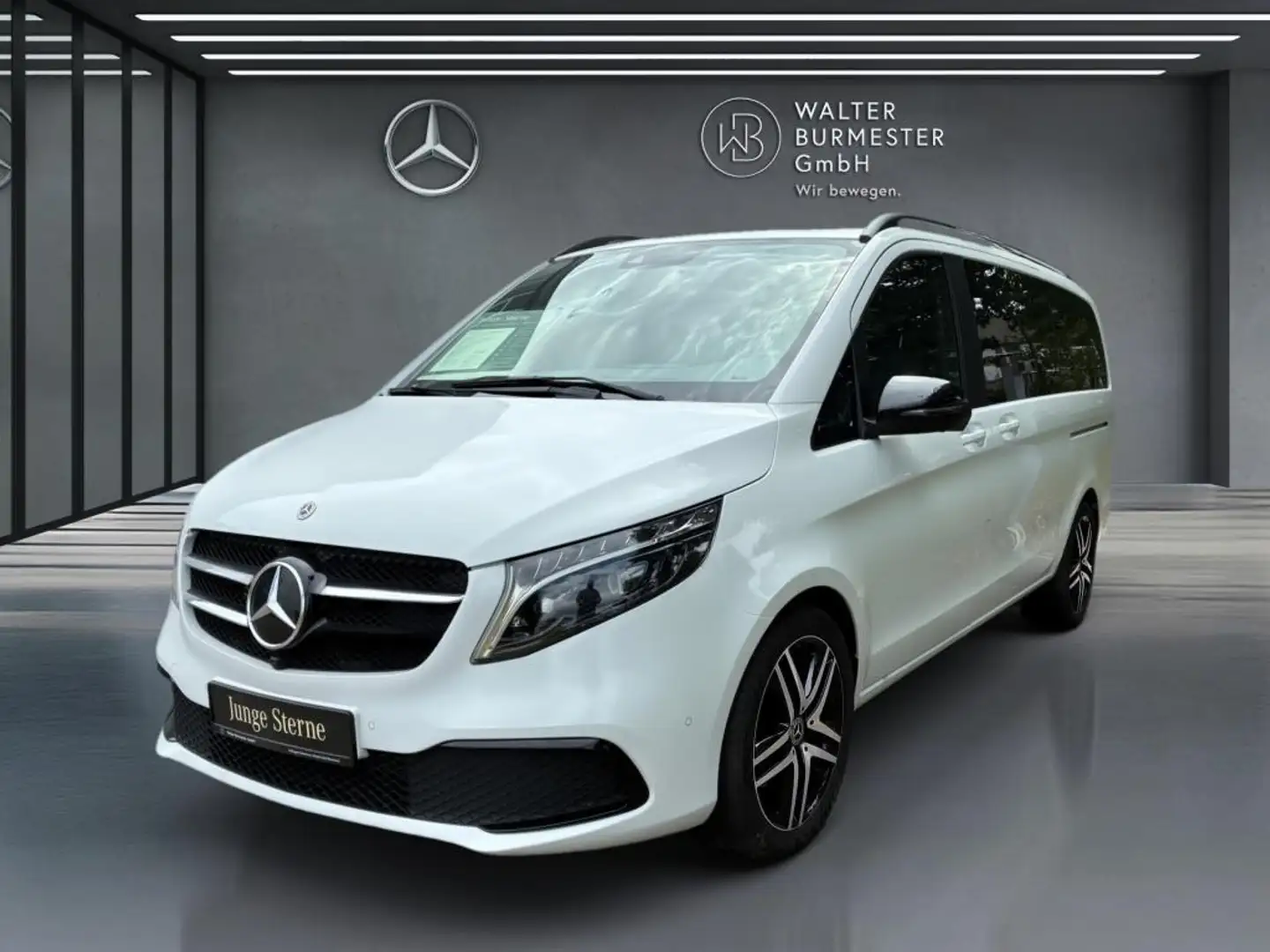 Mercedes-Benz V 300 d AVANTGARDE EDITION Lang 360°+AIRMATIC+8S Weiß - 1