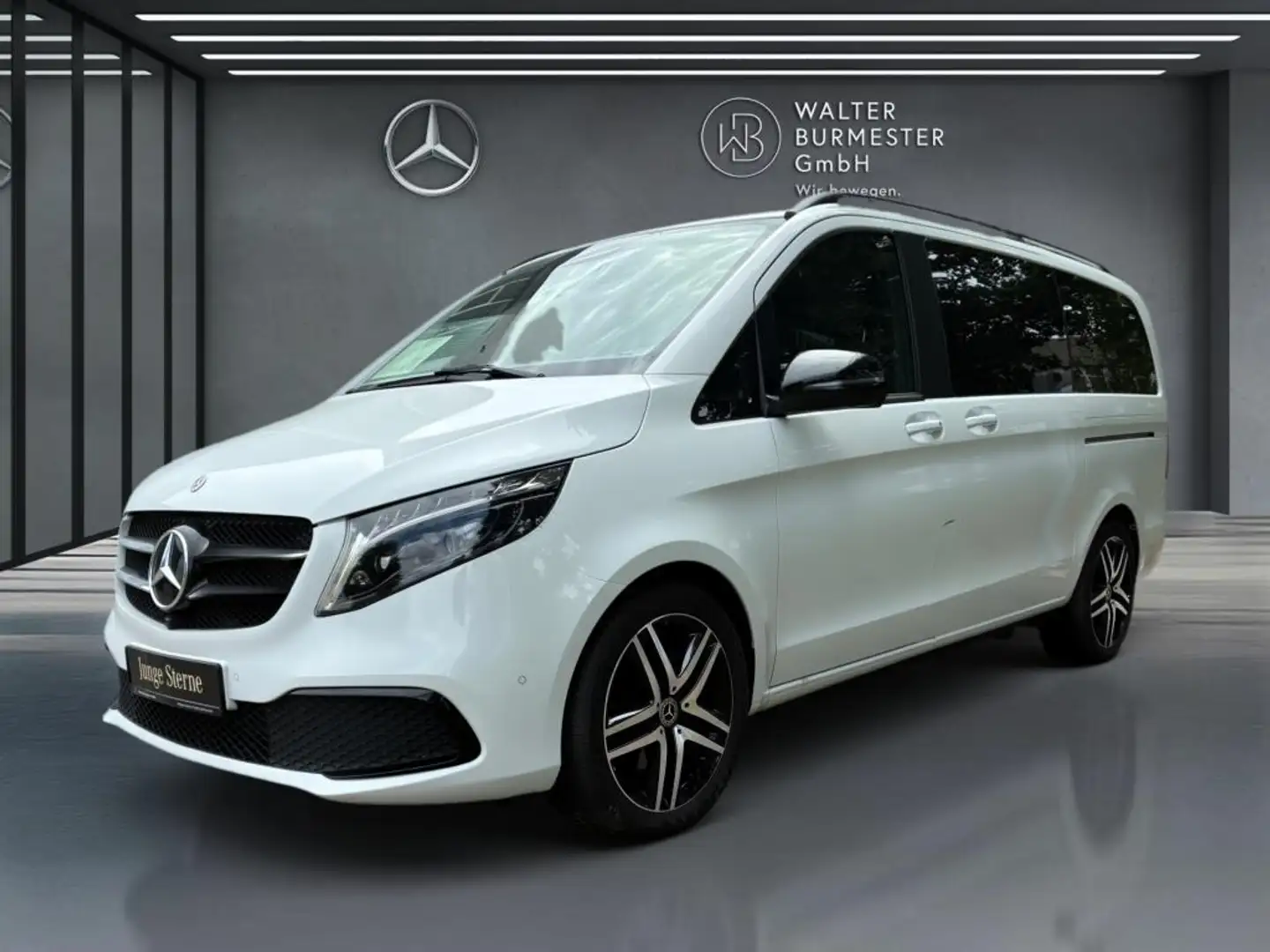 Mercedes-Benz V 300 d AVANTGARDE EDITION Lang 360°+AIRMATIC+8S Weiß - 2