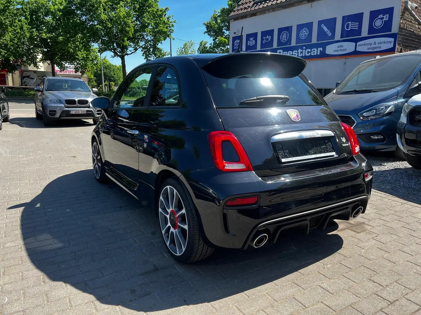 Fiat 500C Abarth 1.4 T-Jet Turismo 595/Apple Carplay/NOIR L Fekete - 2