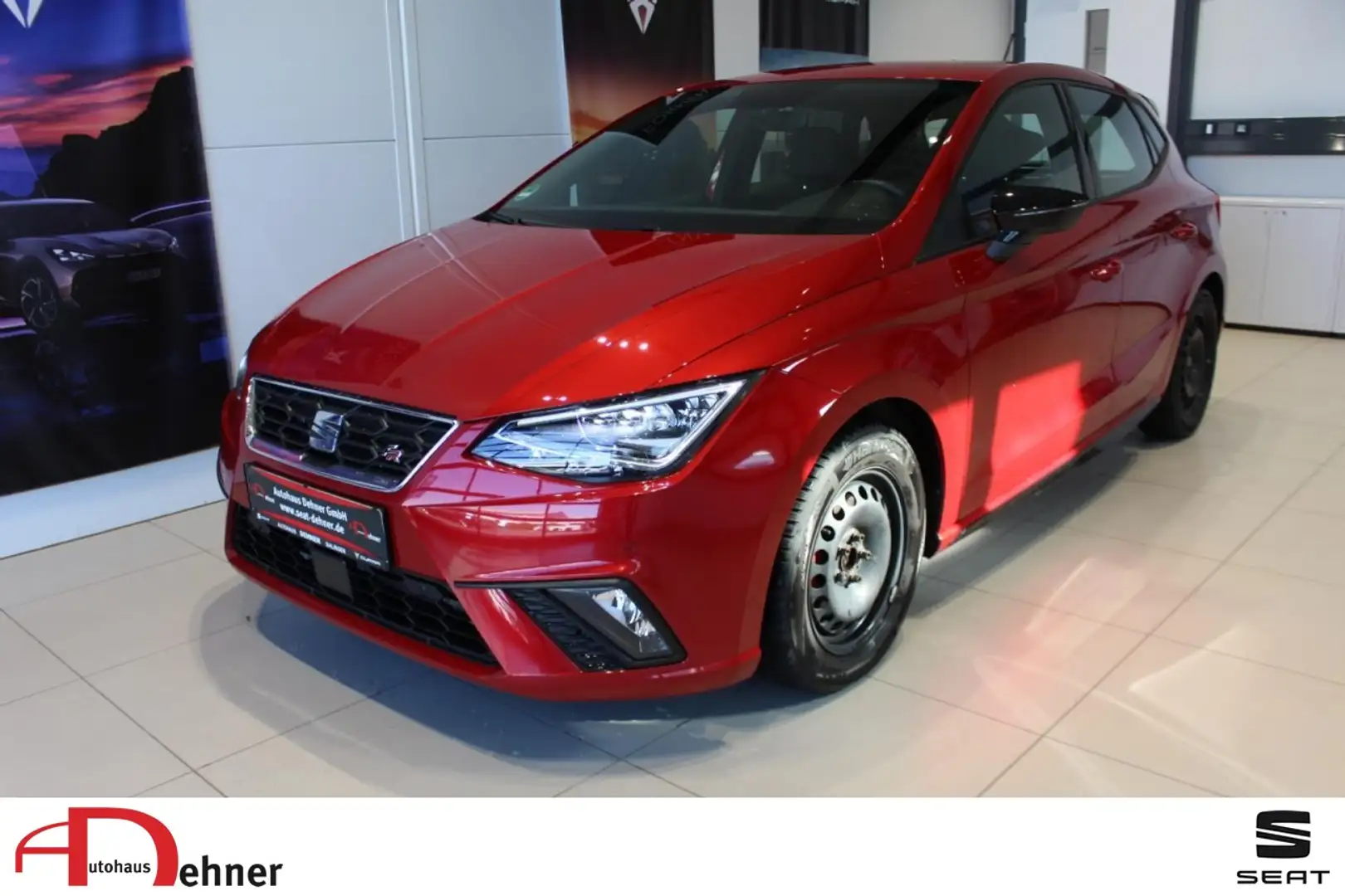 SEAT Ibiza 1.0TSI DSG Black Edition LED/NAVI/PDC/HIFI Klima Rouge - 1