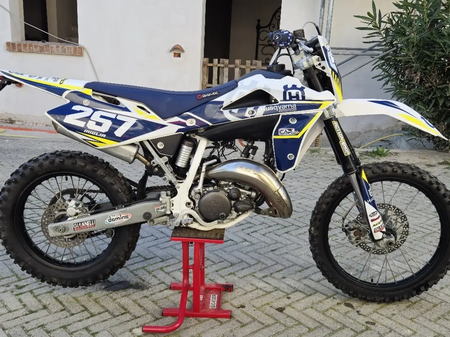 Husqvarna WRE 125 enduro Blanc - 1