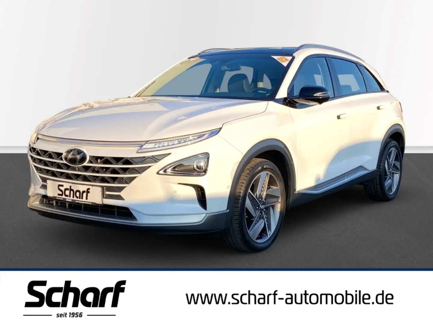 Hyundai NEXO PRIME Navi 360 Kamera Klimasitze LED ACC El. Heckk Weiß - 1
