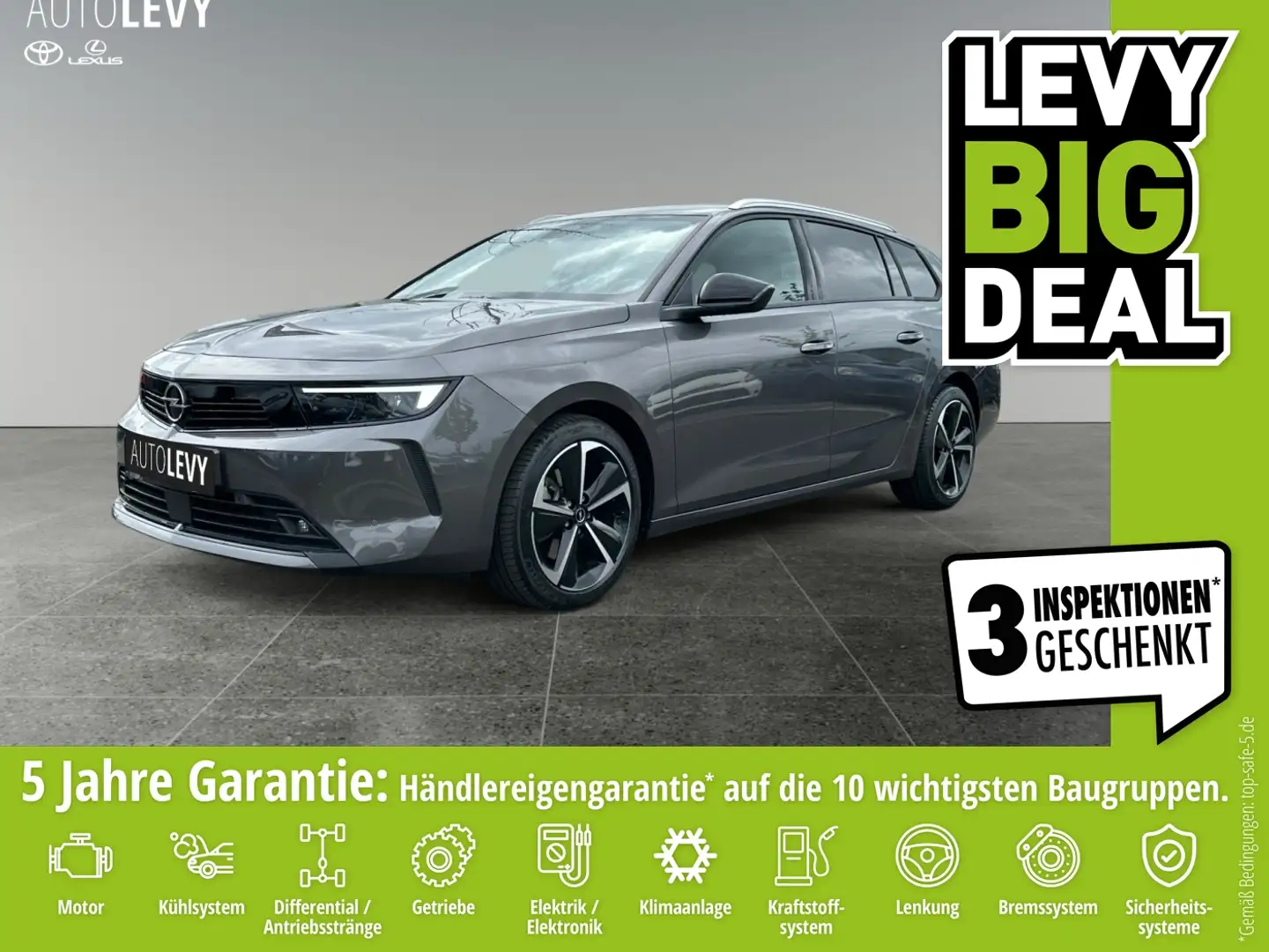 Opel Astra L 1.2 Turbo Elegance *LED*ACC*SHZ*LHZ*NAVI* Szürke - 1
