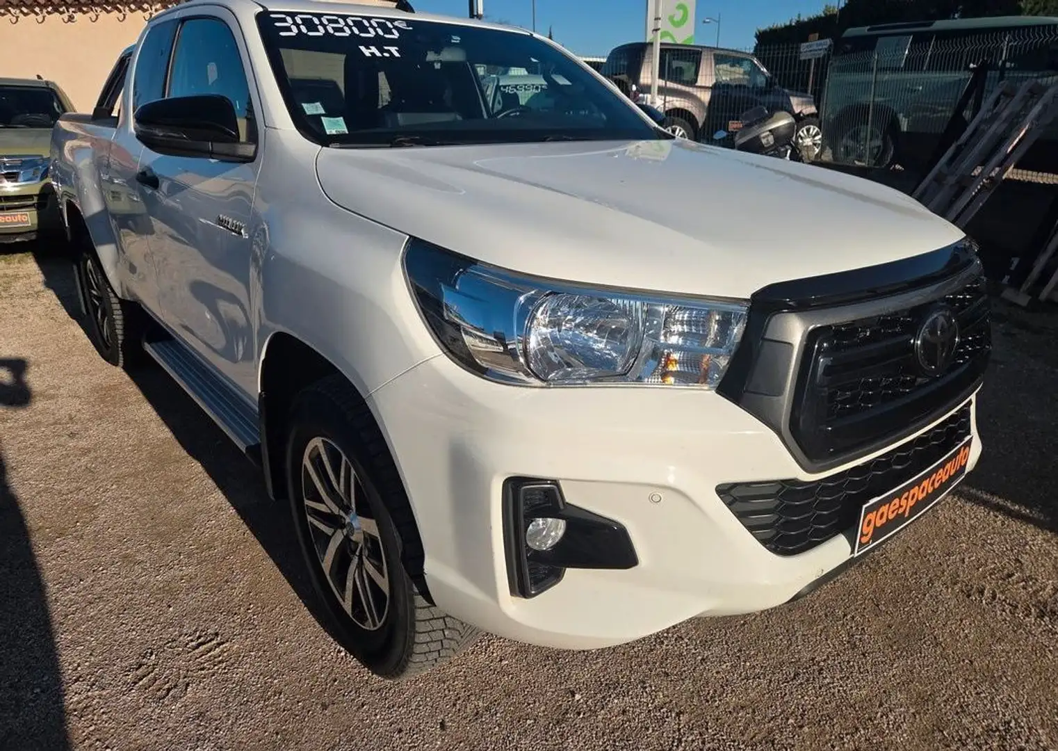 Toyota Hilux lounge cuir GPS Tva recuperable Blanc - 1