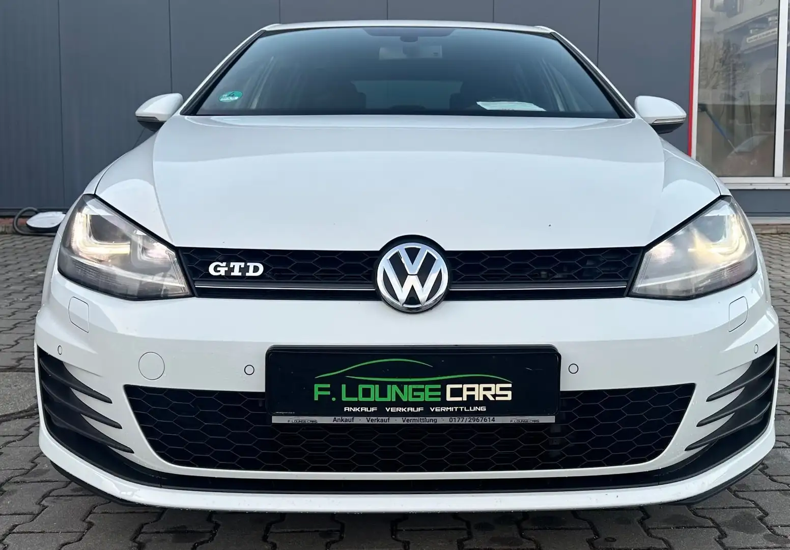 Volkswagen Golf 7 Lim. GTD*BMT*Automatik*Teilleder+Alc*TOP! Weiß - 2