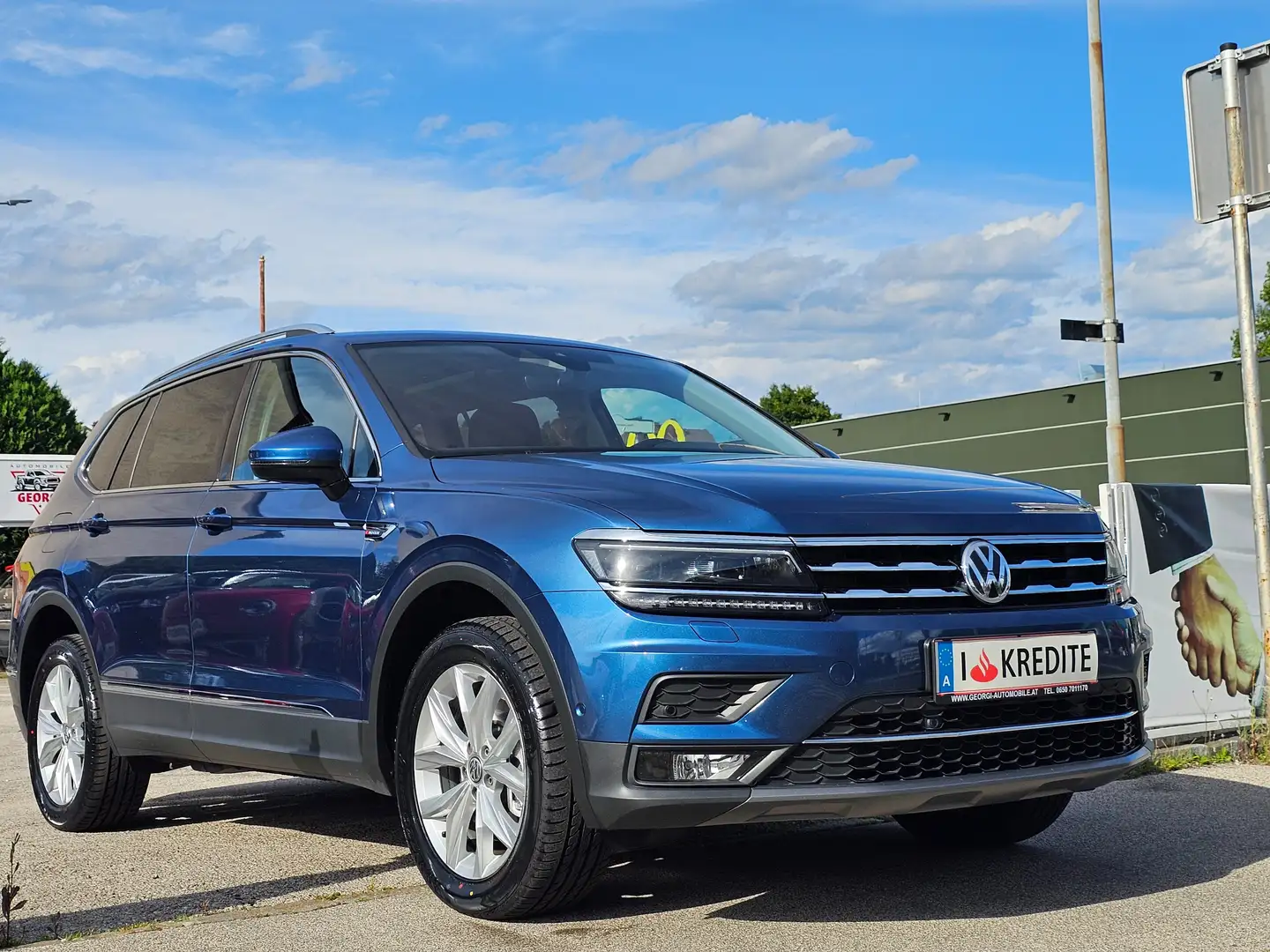 Volkswagen Tiguan Allspace 2,0 TSI 4Motion HIGHLINE DSG Pickerl+Service-NEU Blau - 1