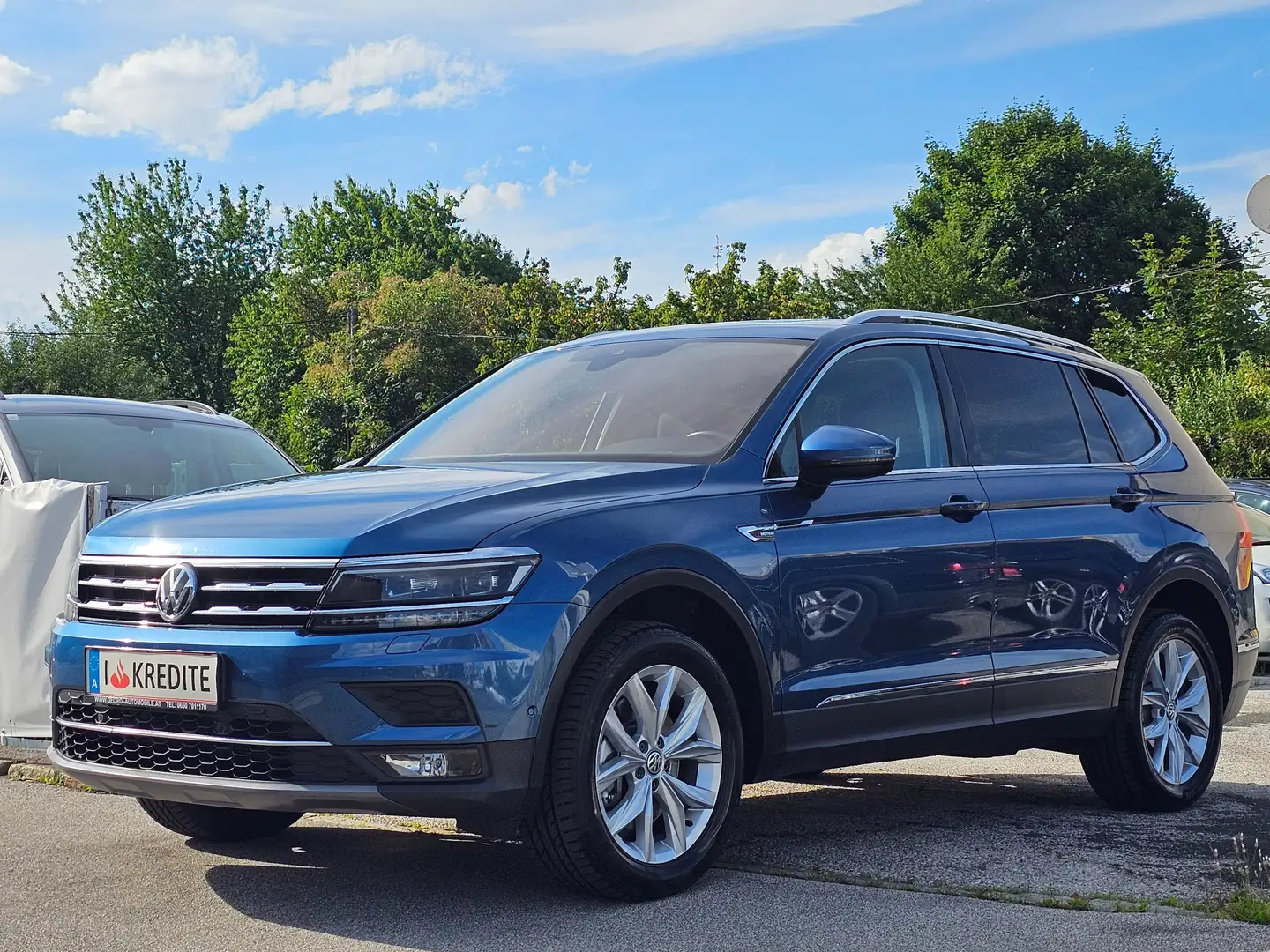 Volkswagen Tiguan Allspace 2,0 TSI 4Motion HIGHLINE DSG Pickerl+Service-NEU Blau - 2