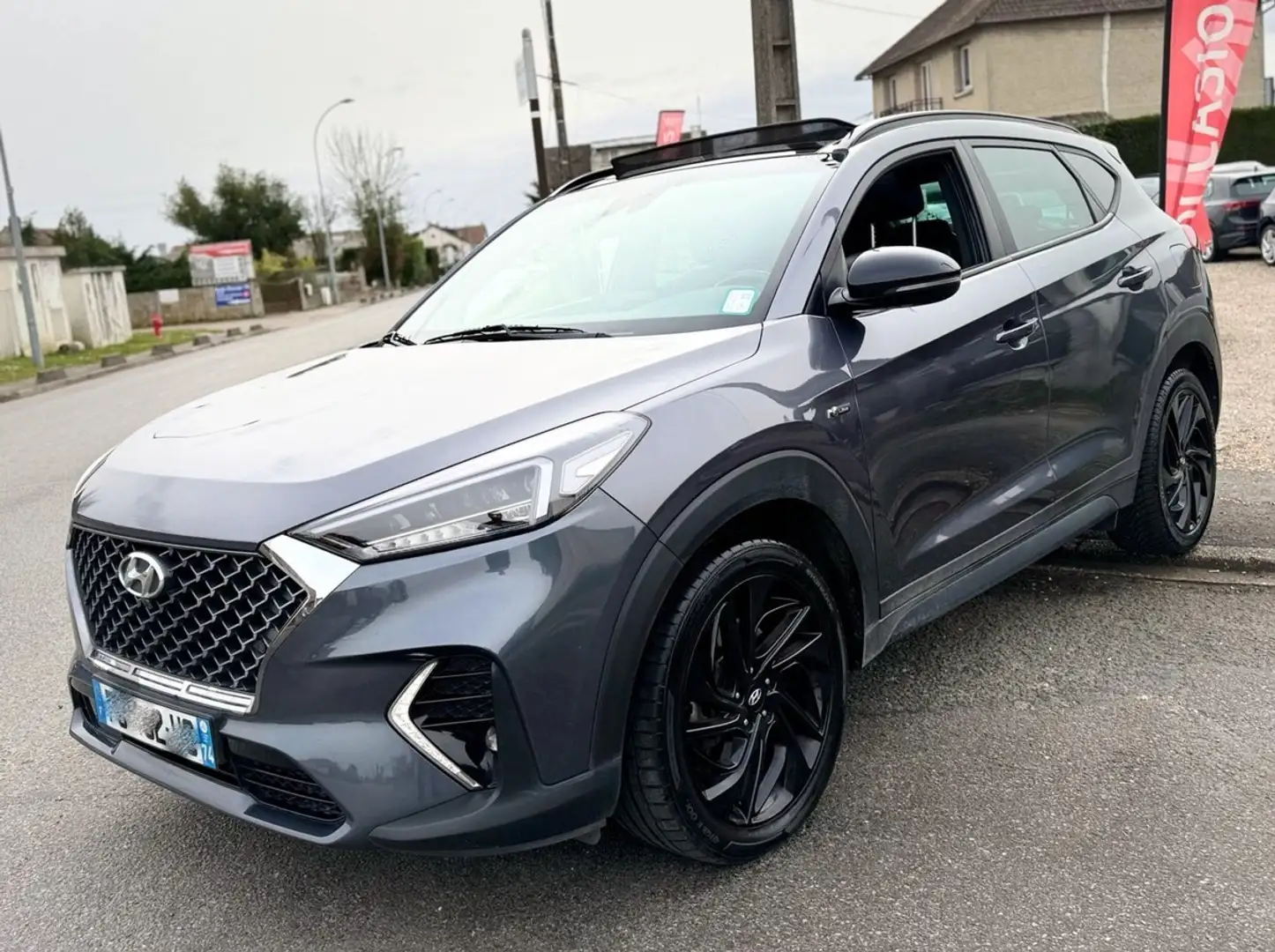 Hyundai TUCSON 1.6 CRDI 136 DCT 7 N-LINE TOIT OUVRANT 16659HT ENT Grijs - 1