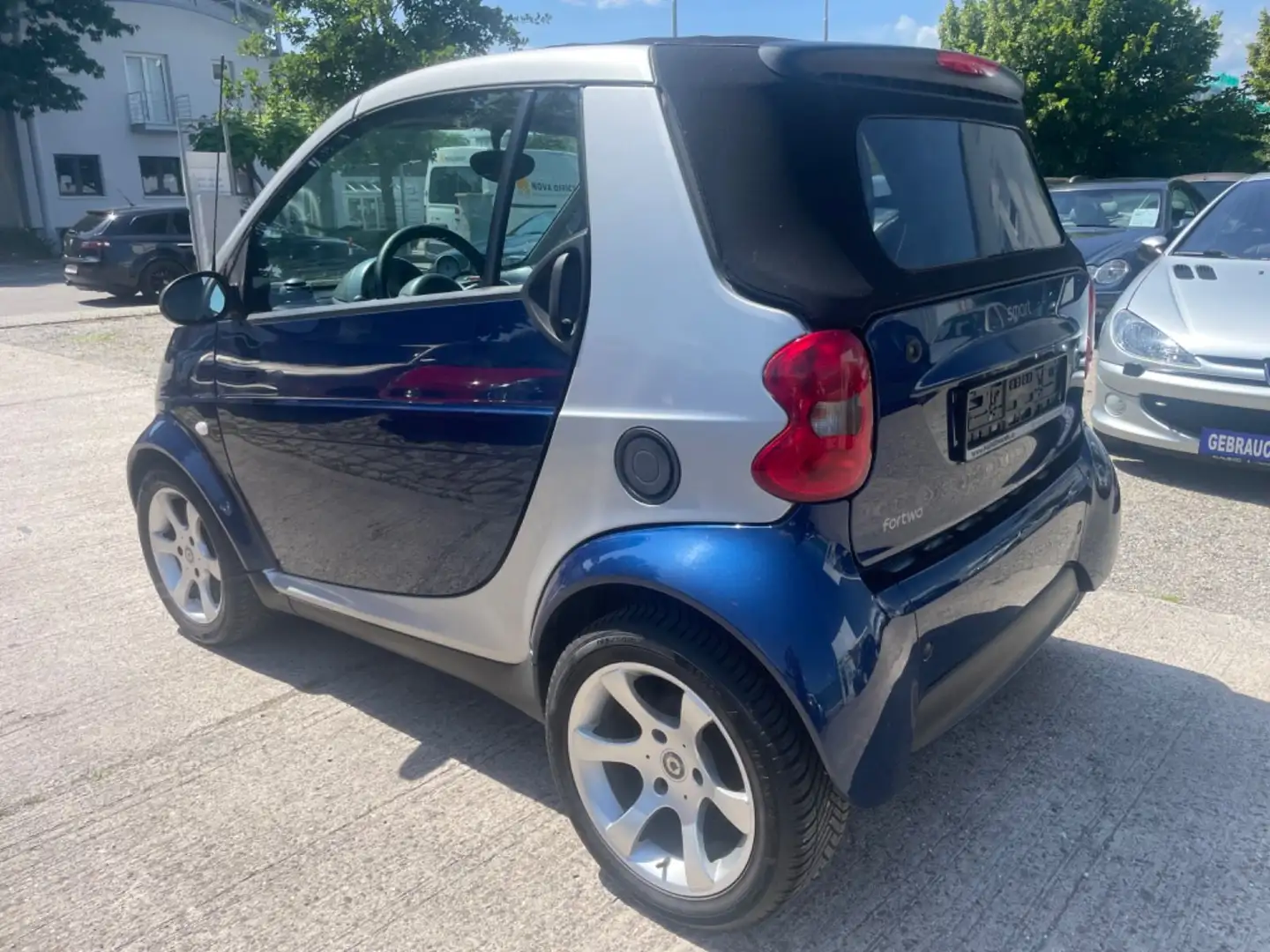 smart forTwo CABRIO AT-MOTOR 115 TKM  ALU TÜV NEU !!! Argento - 2