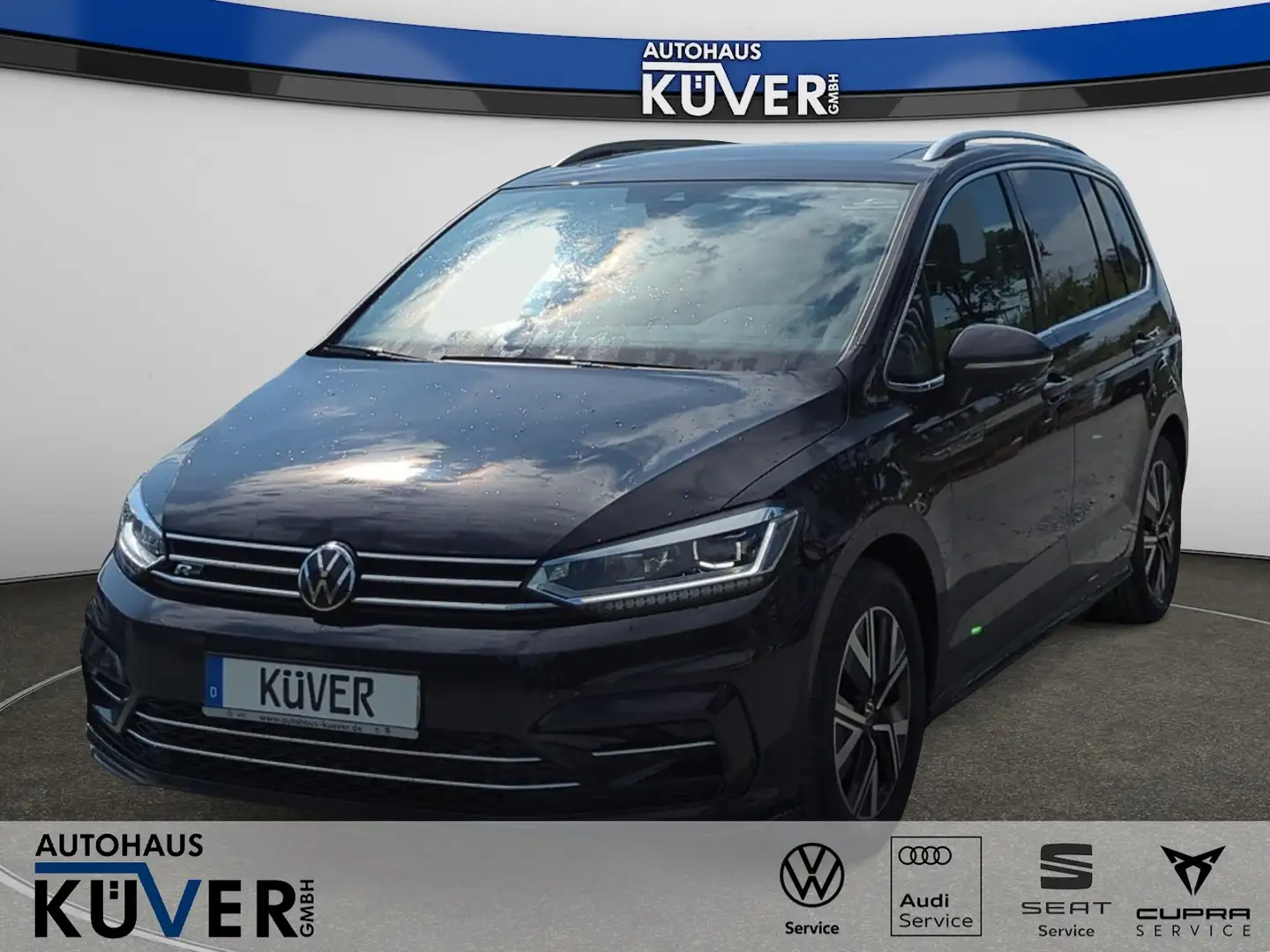 Volkswagen Touran Highline 1,5 TSI DSG R-Line Navi+Pano+ACC Schwarz - 1