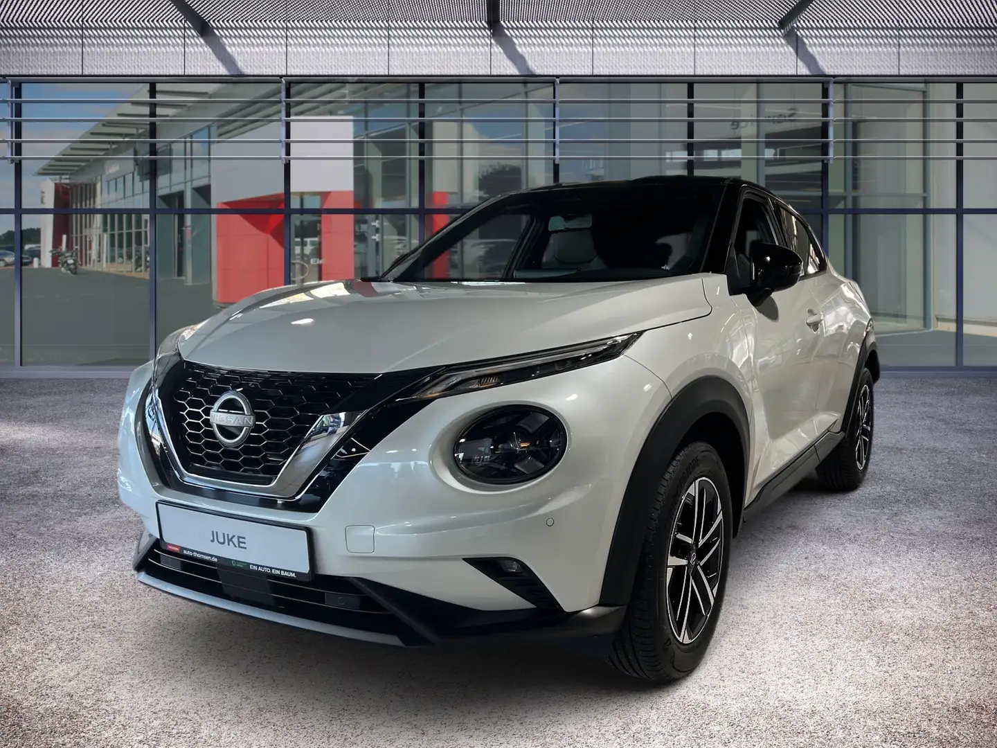Nissan Juke 1.0 DIG-T N-Connecta DSG LED Winterp. PDC Weiß - 2