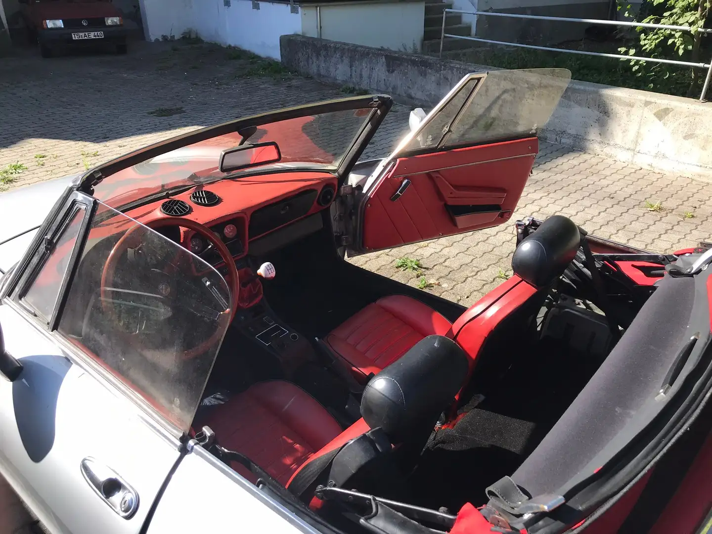 Alfa Romeo Spider srebrna - 2