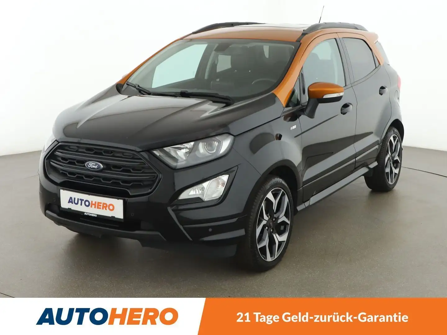 Ford EcoSport 1.0 EcoBoost ST-Line *SHZ*NAVI*CAM*TOT*SCHIEBEDACH Schwarz - 1