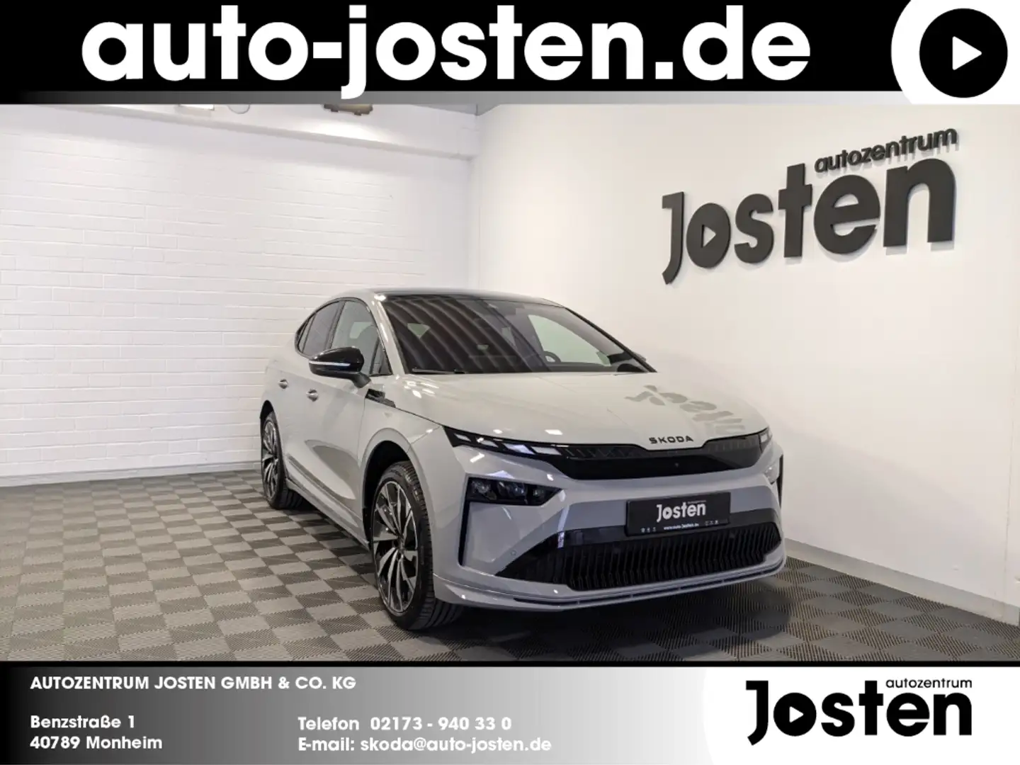 Skoda Enyaq Coupe 85 Sportline MAXX Matrix-LED AHK Pano Canton Grijs - 1