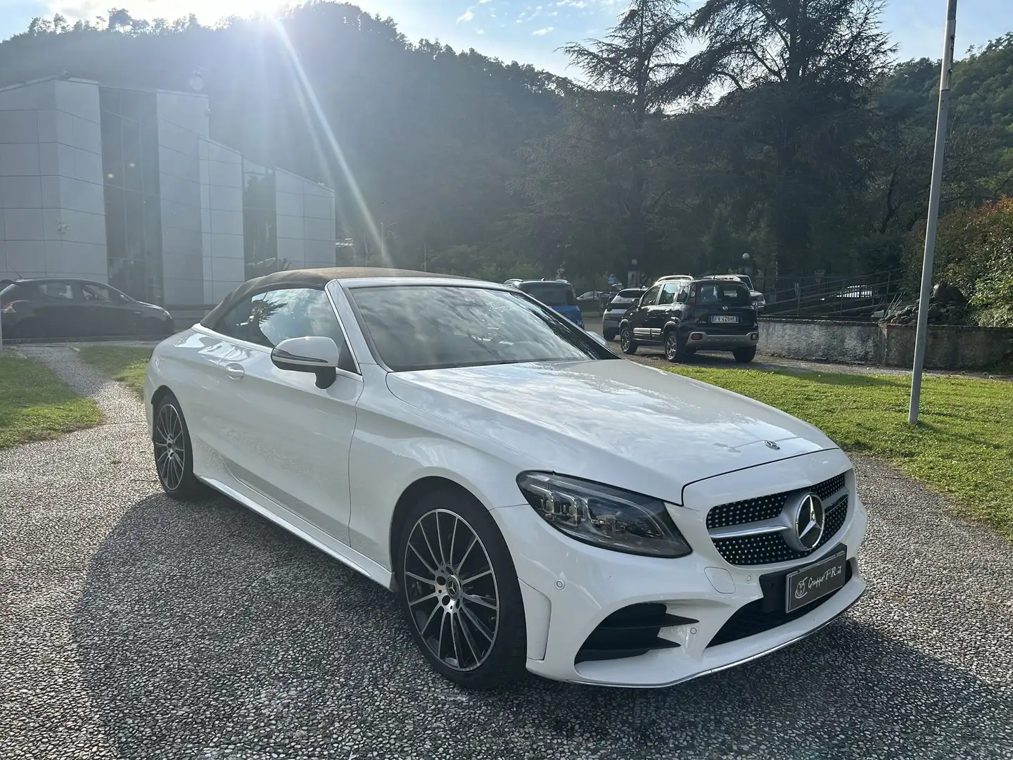 Mercedes-Benz C 220 C Cabrio 220 d Premium Plus 4matic auto Bianco - 1