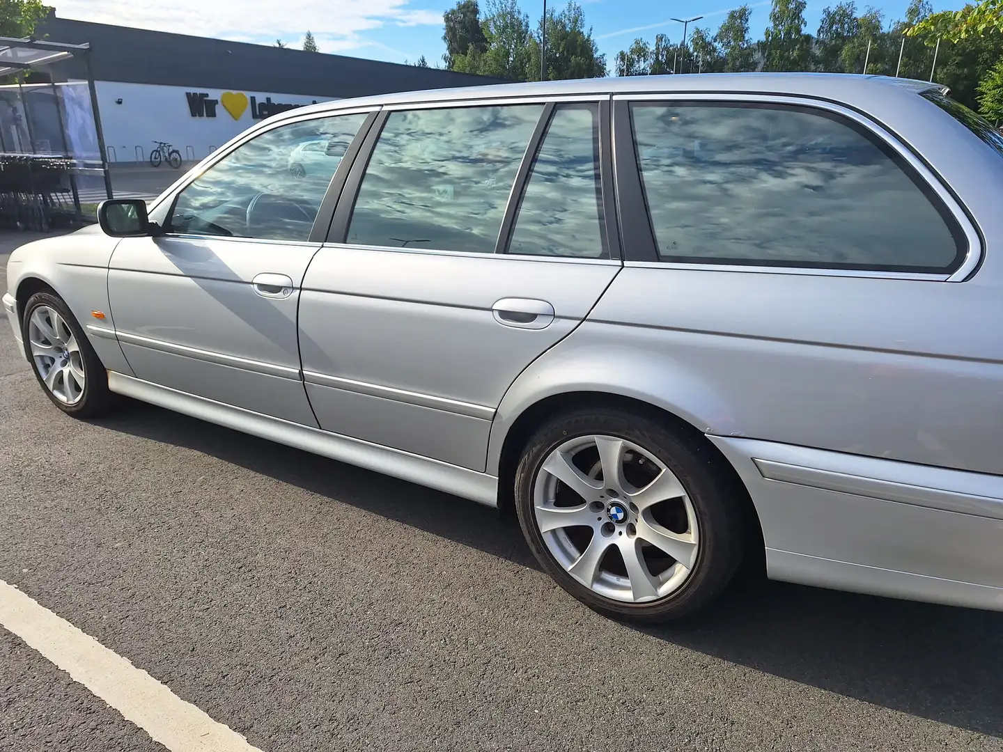 BMW 525 525i touring Argent - 1
