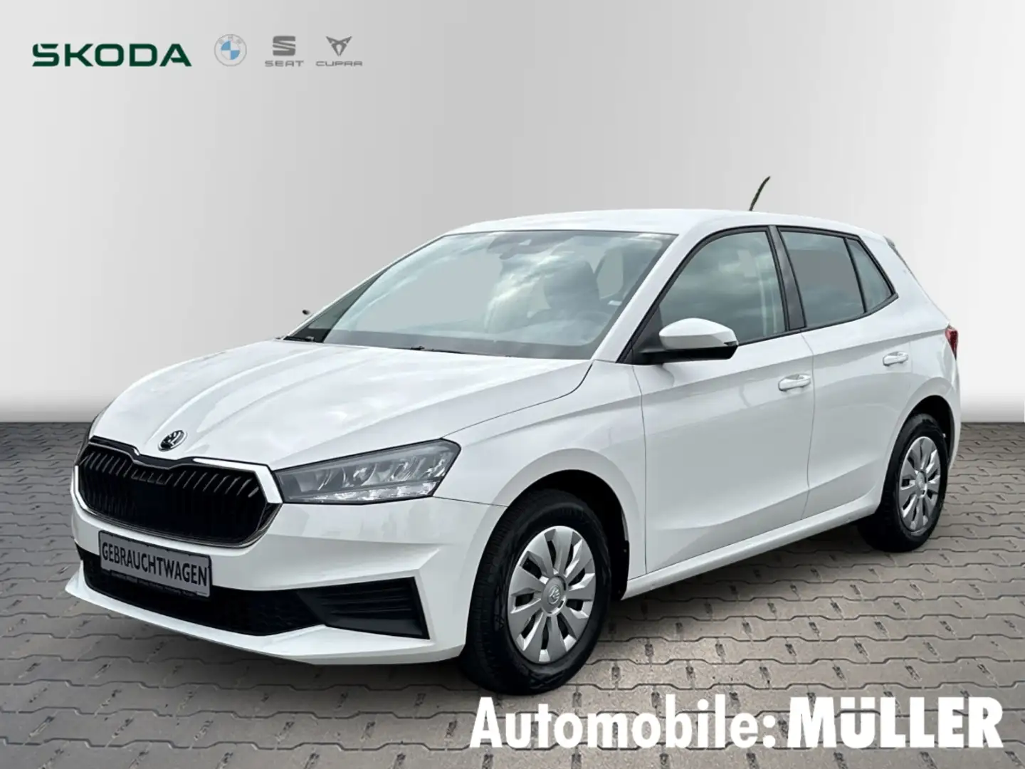Skoda Fabia Active 1.0 MPI 48 kW 5-Gang*SmartLink*Bluetooth*PD Weiß - 1