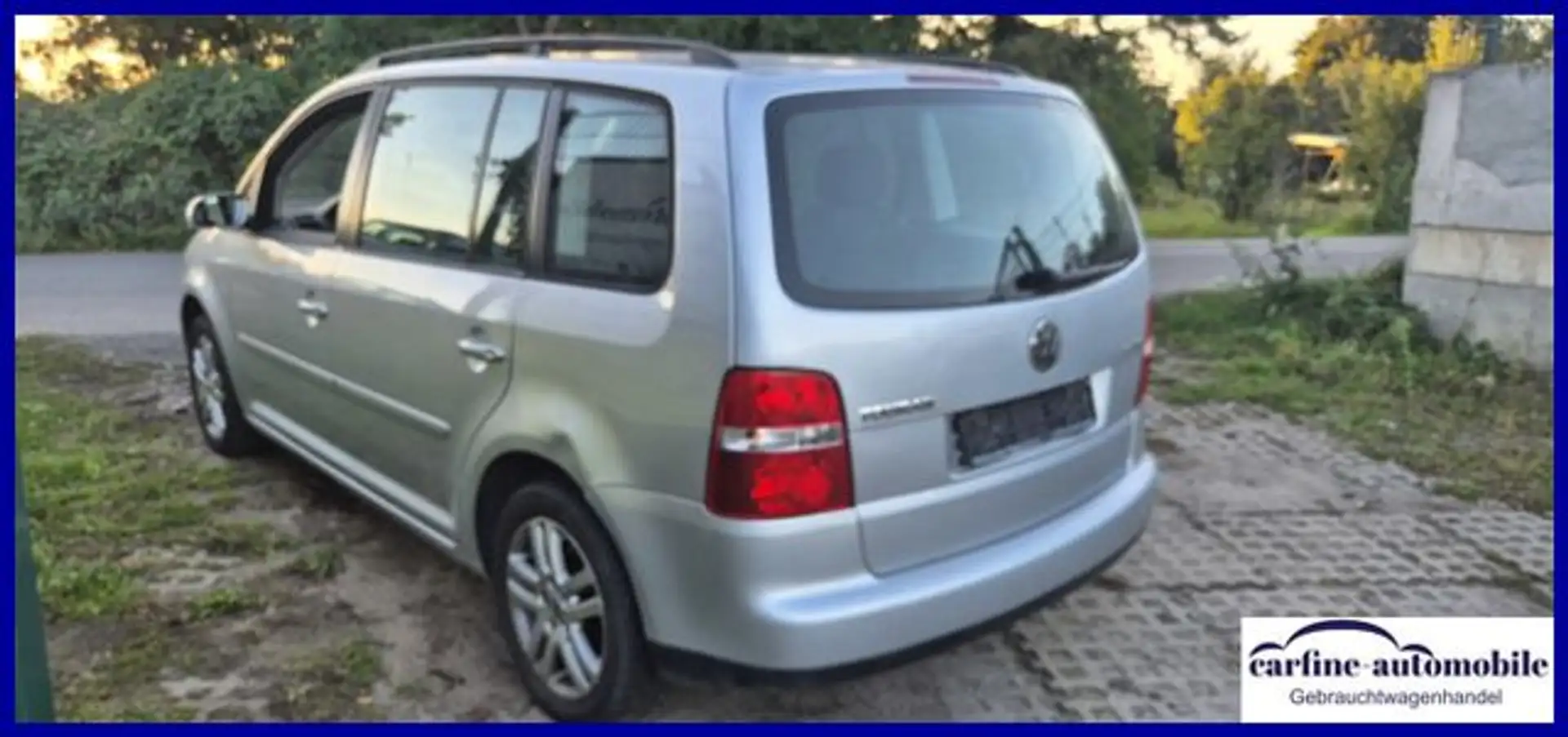 Volkswagen Touran Trendline Aut Alu 7-Sitz keine HU Silber - 2