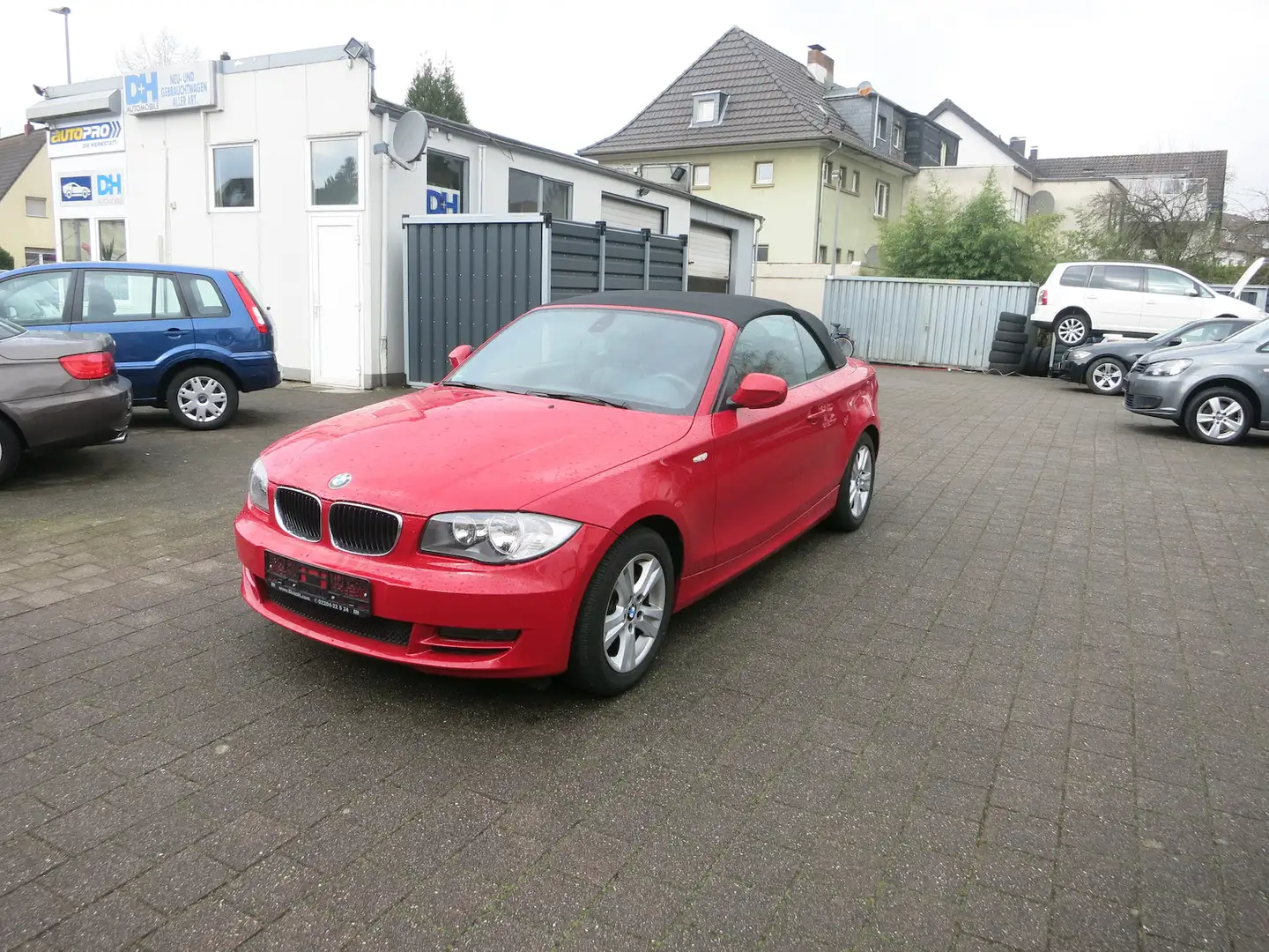 BMW 118 1 Cabrio 118i Rouge - 2