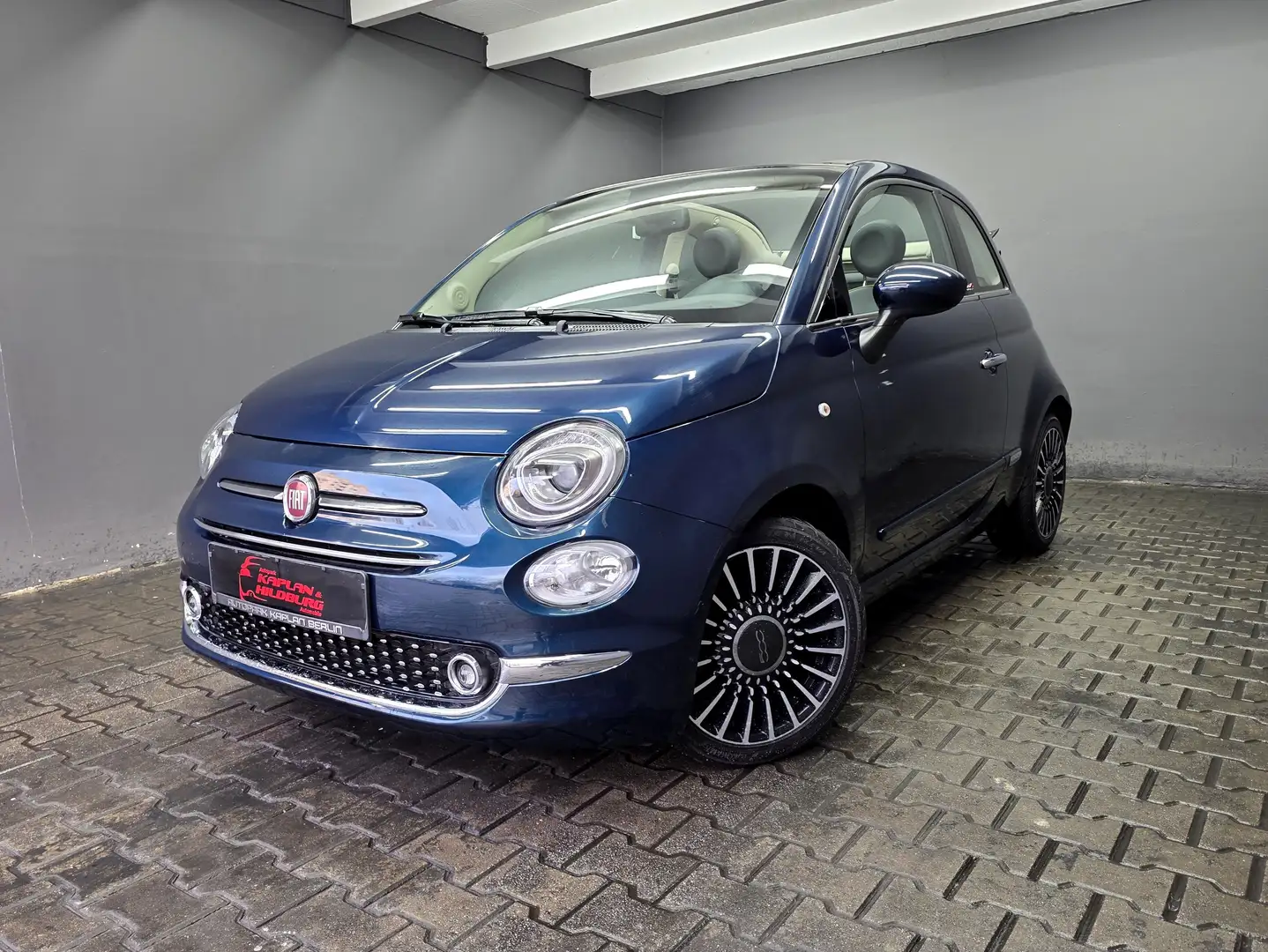Fiat 500C CABRIO LOUNGE, AUTOMATIK, LED, TEMPOMAT Blau - 1