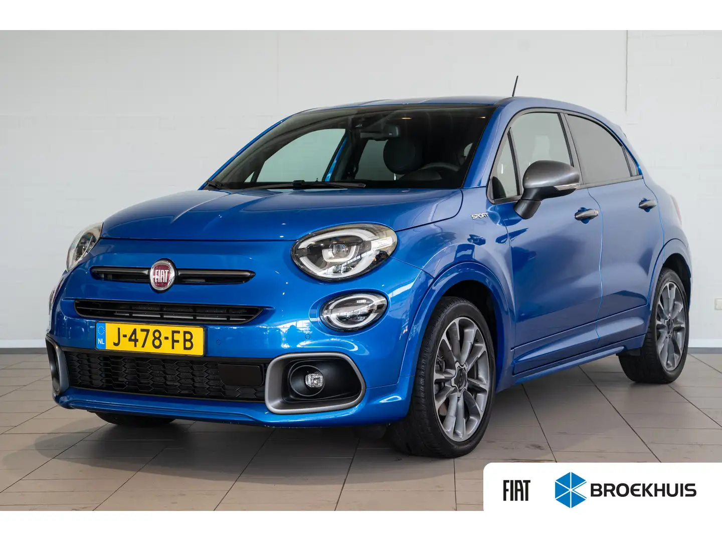 Fiat 500X 1.3 GSE Sport Automaat | Trekhaak | Camera | Adapt Bleu - 1