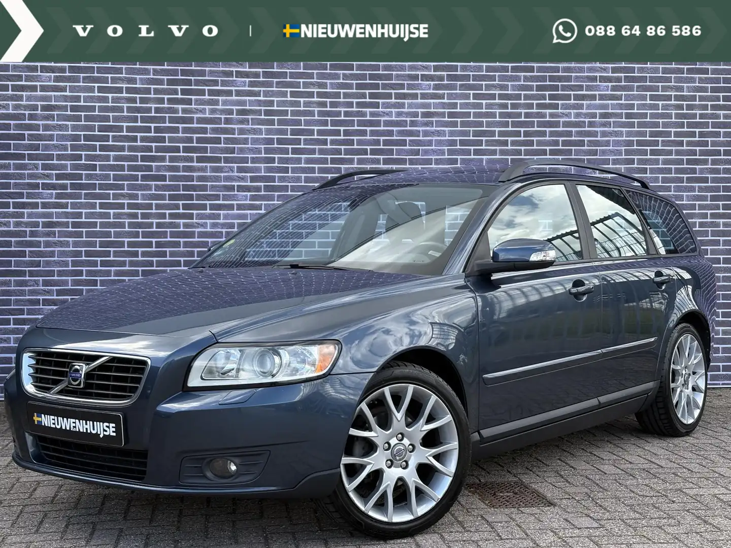 Volvo V50 2.0 Edition II 18" licht metalen| lederen bekledin Azul - 1