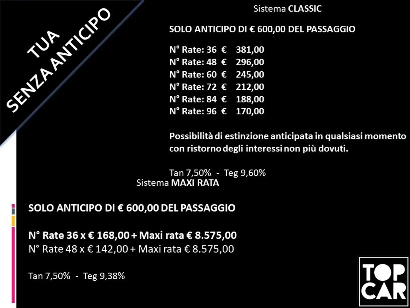 DR Automobiles DR4 4.0 1.5 Gpl 114cv TUA SENZA ANTICIPO € 142,00 Blanc - 2