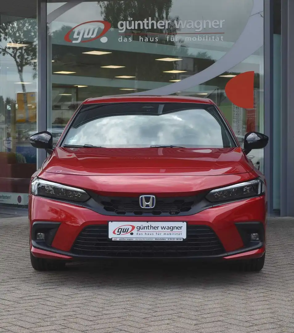 Honda Civic e:HEV 2.0 i-MMD Hybrid Sport Rood - 1