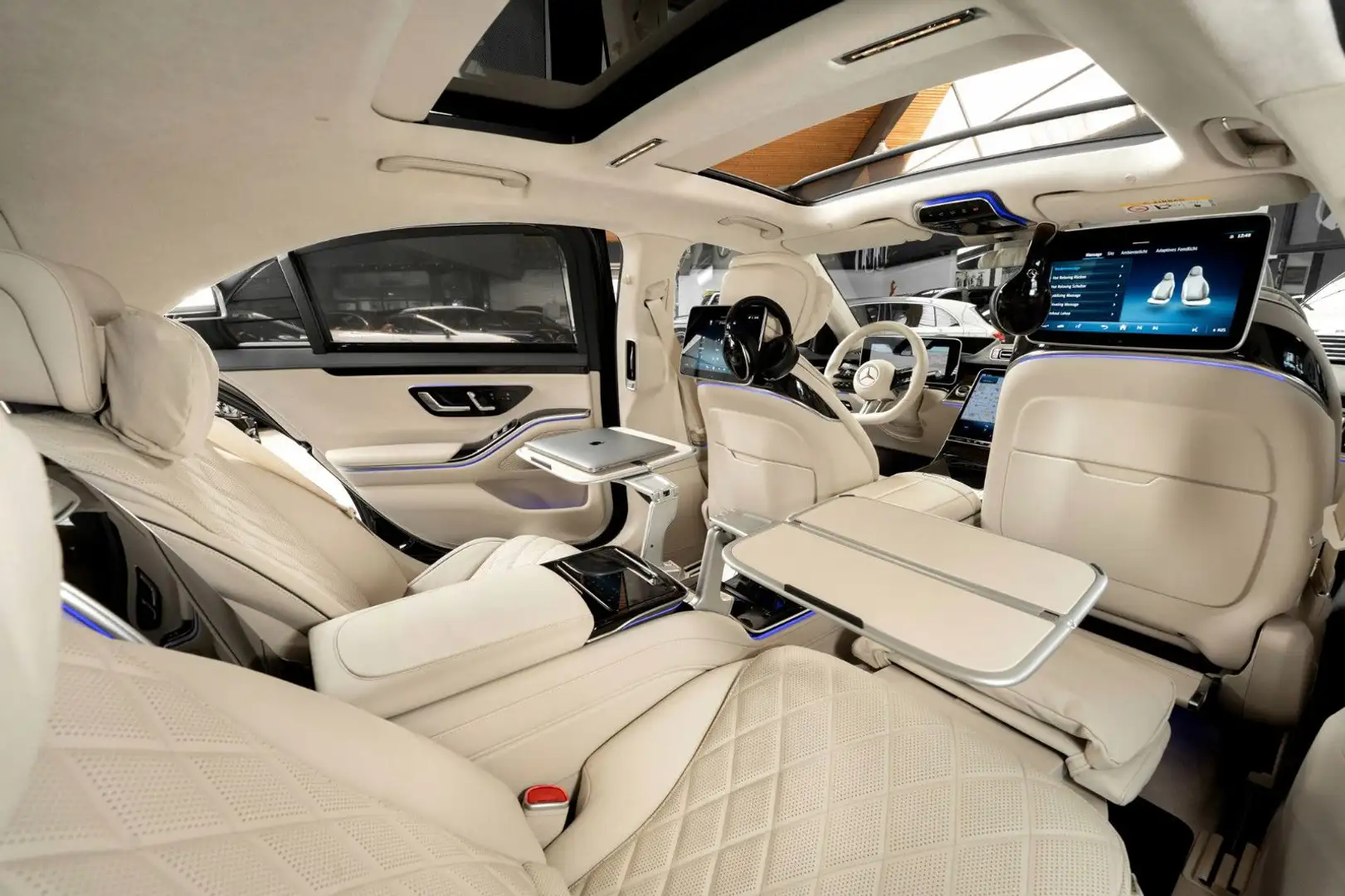 Mercedes-Benz S 580 e 4M LANG #NP 195T€ #FIRST-CLASS #AMG-LINE Black - 1