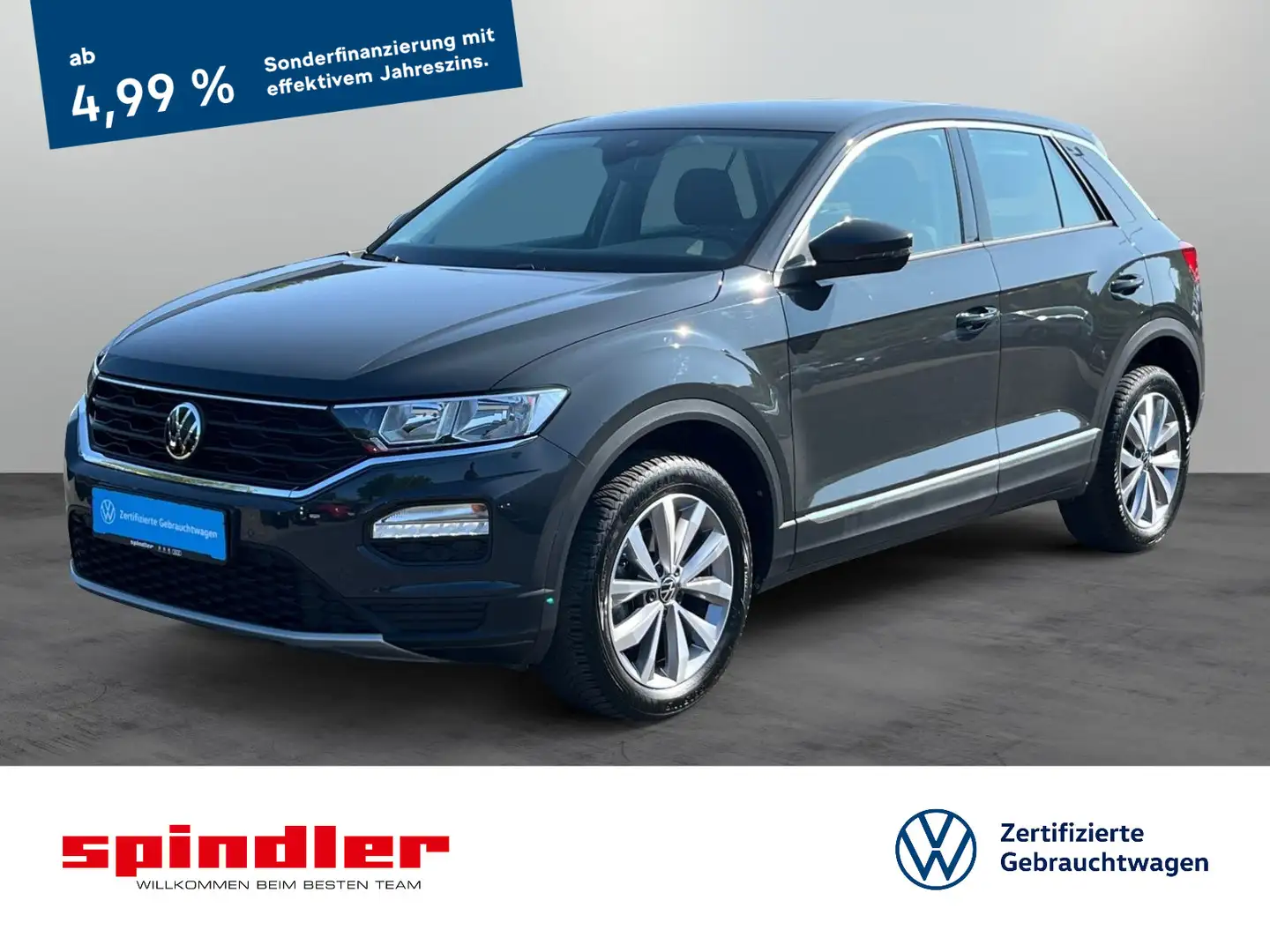 Volkswagen T-Roc Style 1.0 TSI / Bluetooth, PDC, DAB+ Grigio - 1