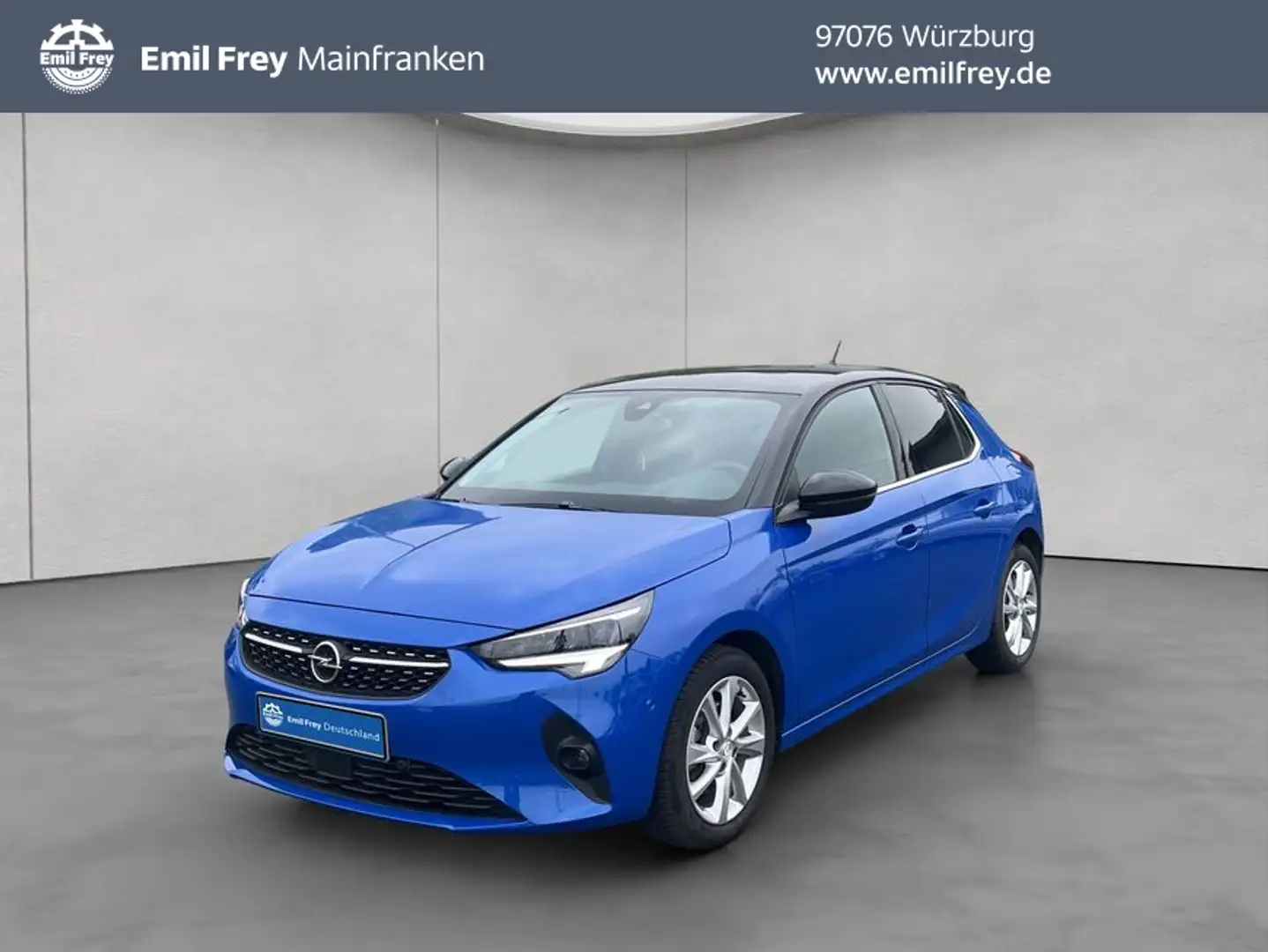Opel Corsa 1.2 Turbo Automatik Elegance Blau - 1